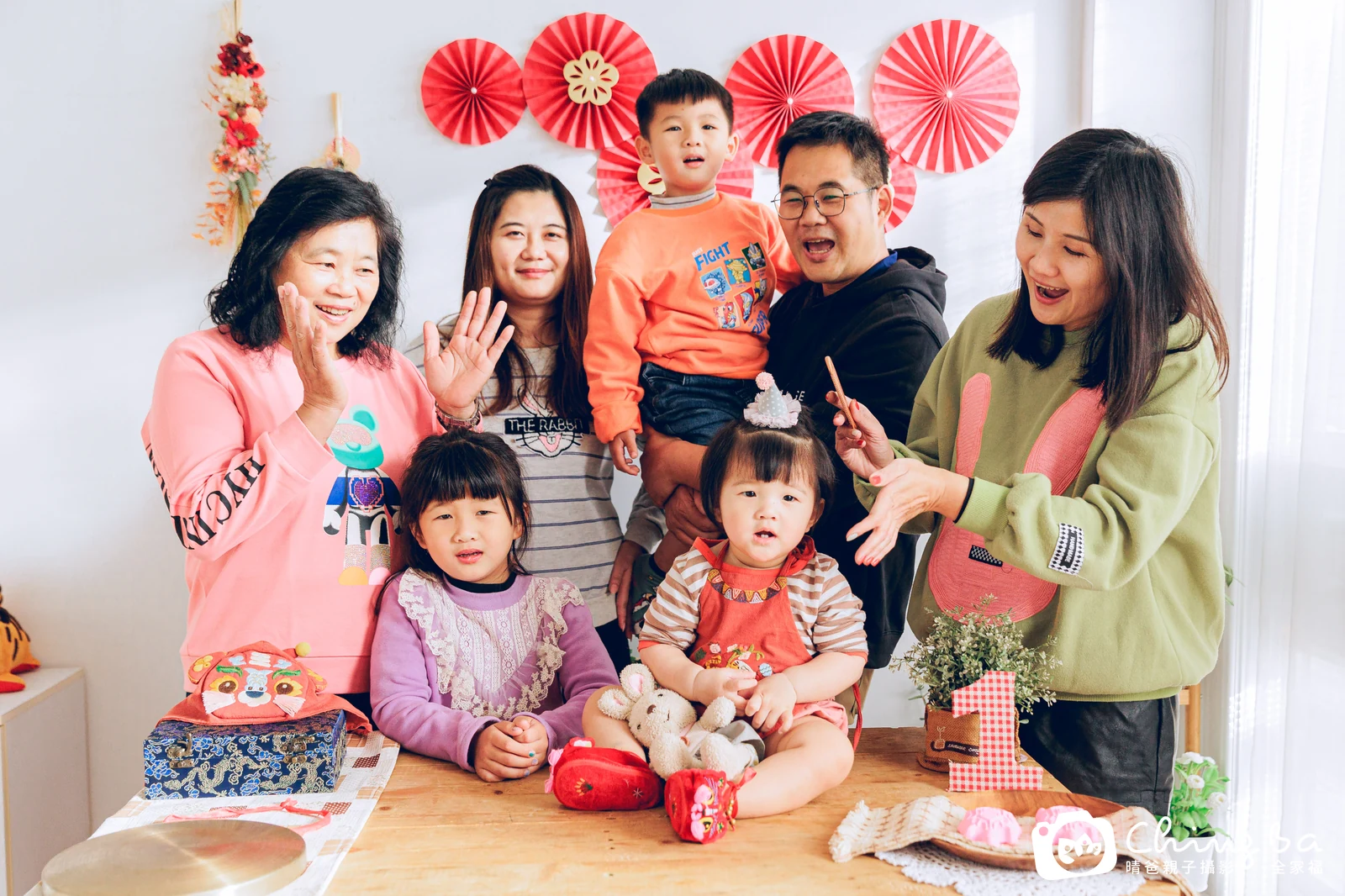小家庭抓周拍作品|2022 年冬季|晴爸親子攝影