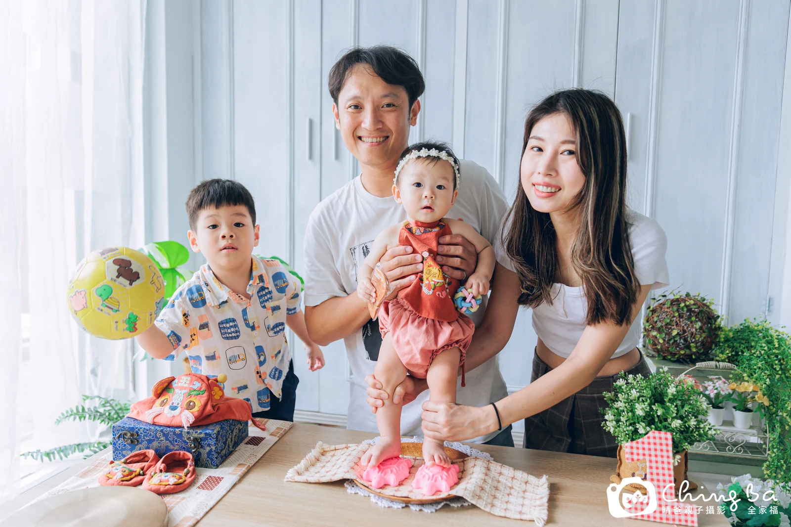 貝果周歲抓周儀式的紀錄(2025 年秋季)