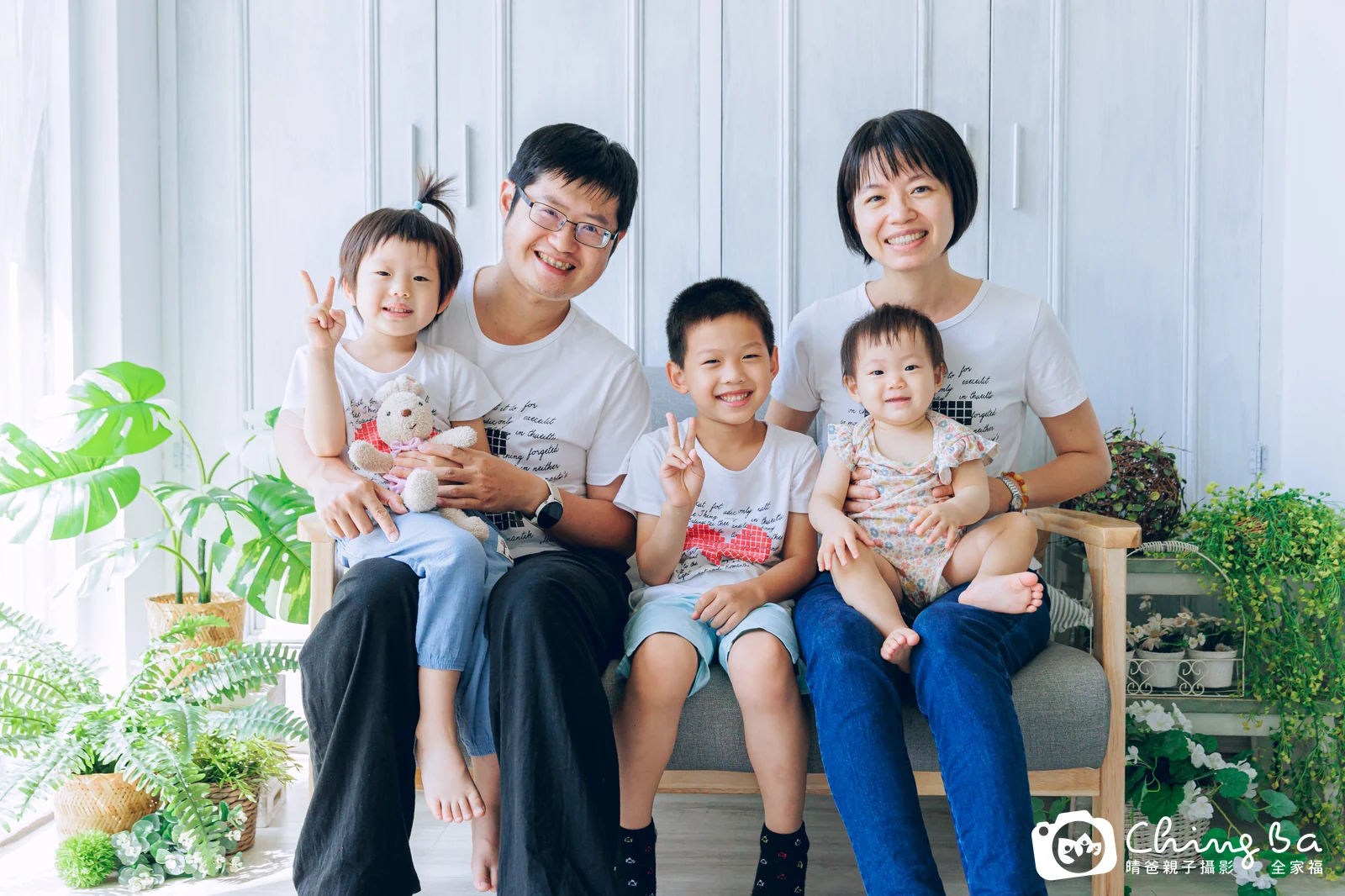 喬喬的台中小家庭抓周拍攝現場