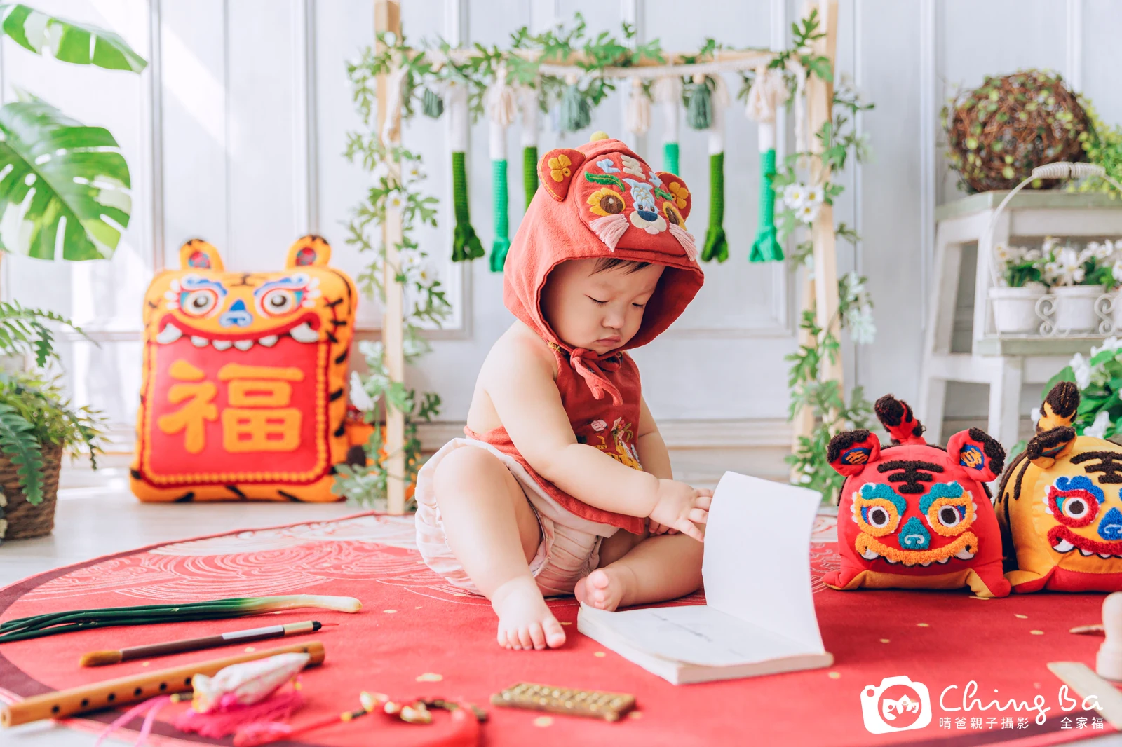 布布周歲抓周儀式的紀錄（2023 年冬季）
