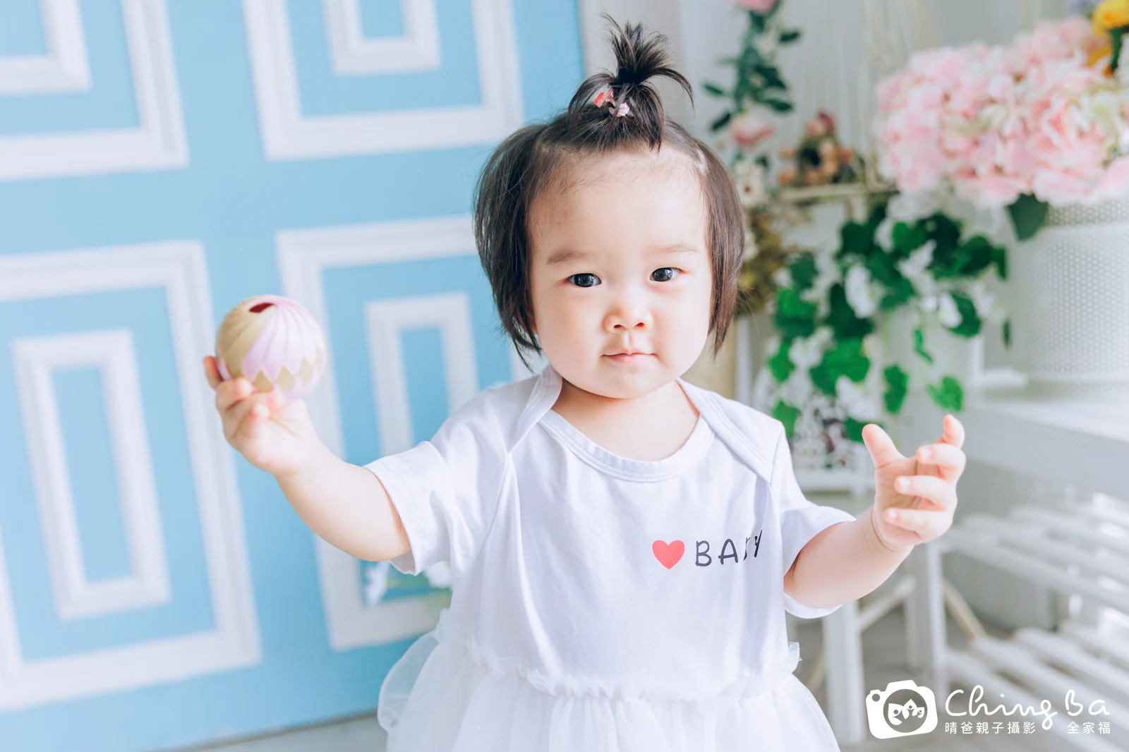 桐桐的抓周時光——晴爸親子攝影