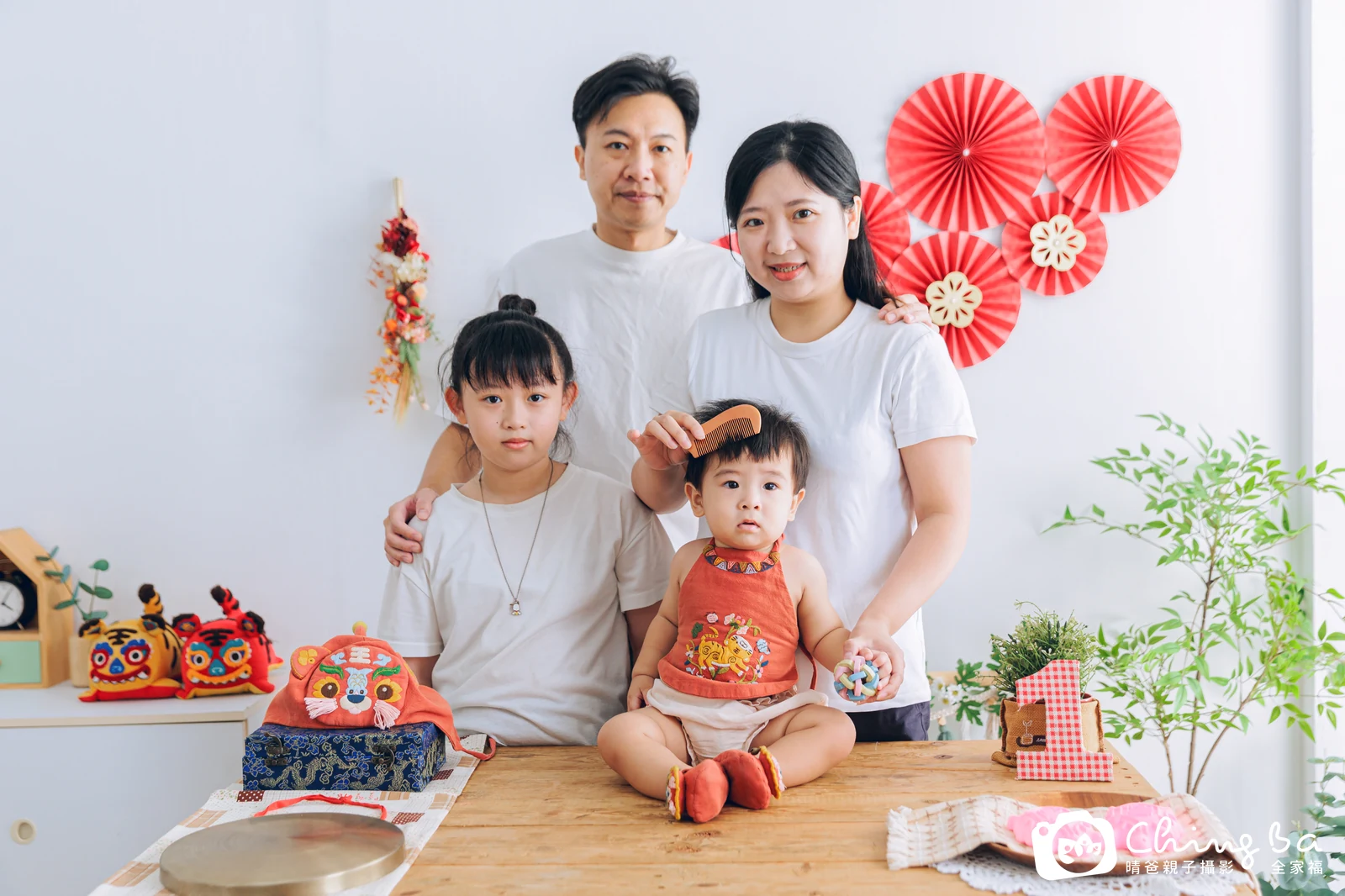 發發的抓周時光——晴爸親子攝影