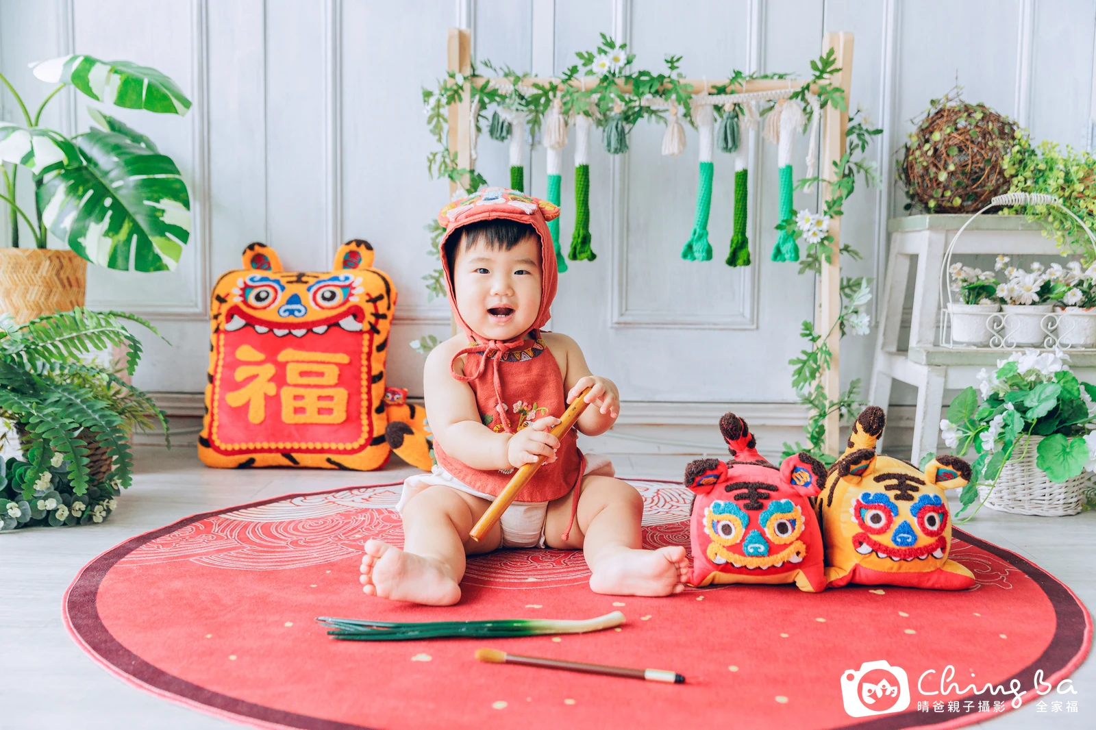小家庭抓周拍作品|2023 年冬季|晴爸親子攝影