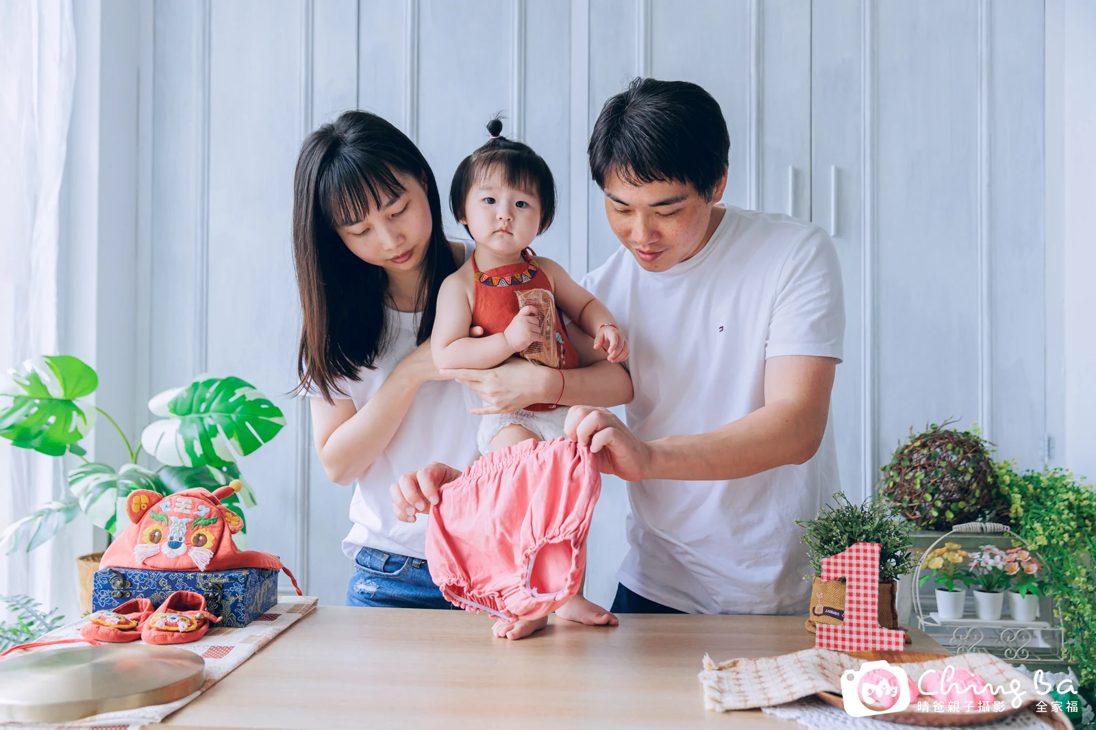 念念周歲抓周儀式的紀錄(2024 年夏季)