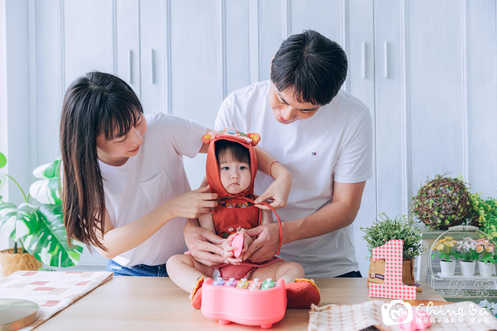 念念周歲抓周儀式的紀錄(2024 年夏季)