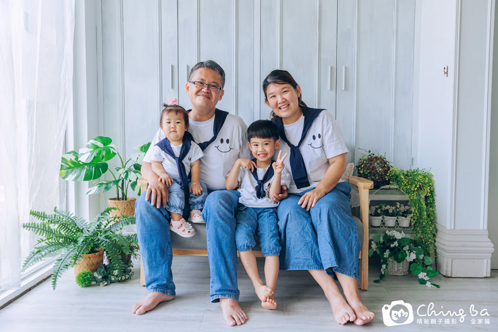 嘟嘟的台中小家庭抓周拍攝現場