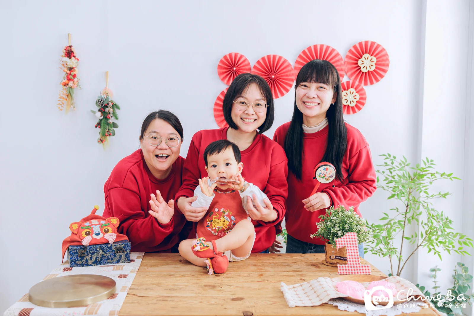 睿睿周歲抓周儀式的紀錄(2026 年春季)