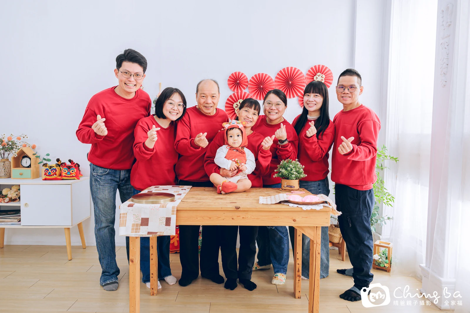 睿睿周歲抓周儀式的紀錄(2026 年春季)