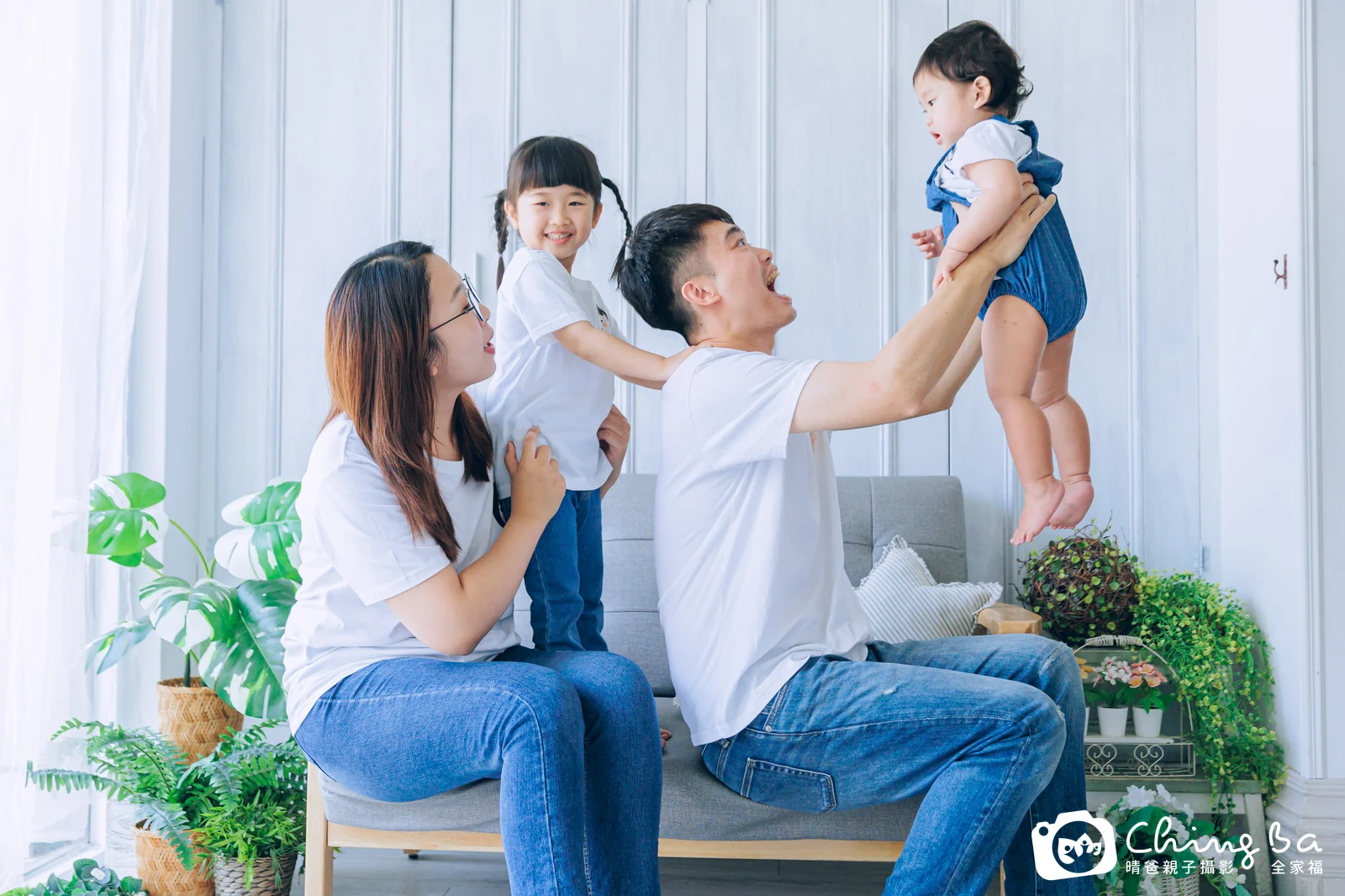 妹妹的台中小家庭抓周拍攝現場