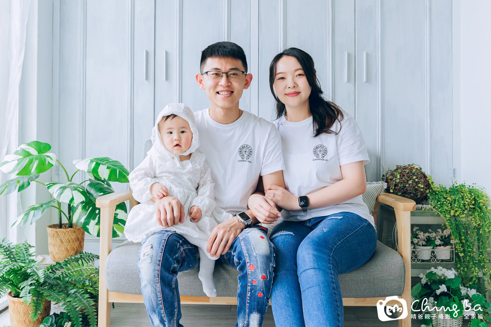 妞妞的台中小家庭抓周拍攝現場