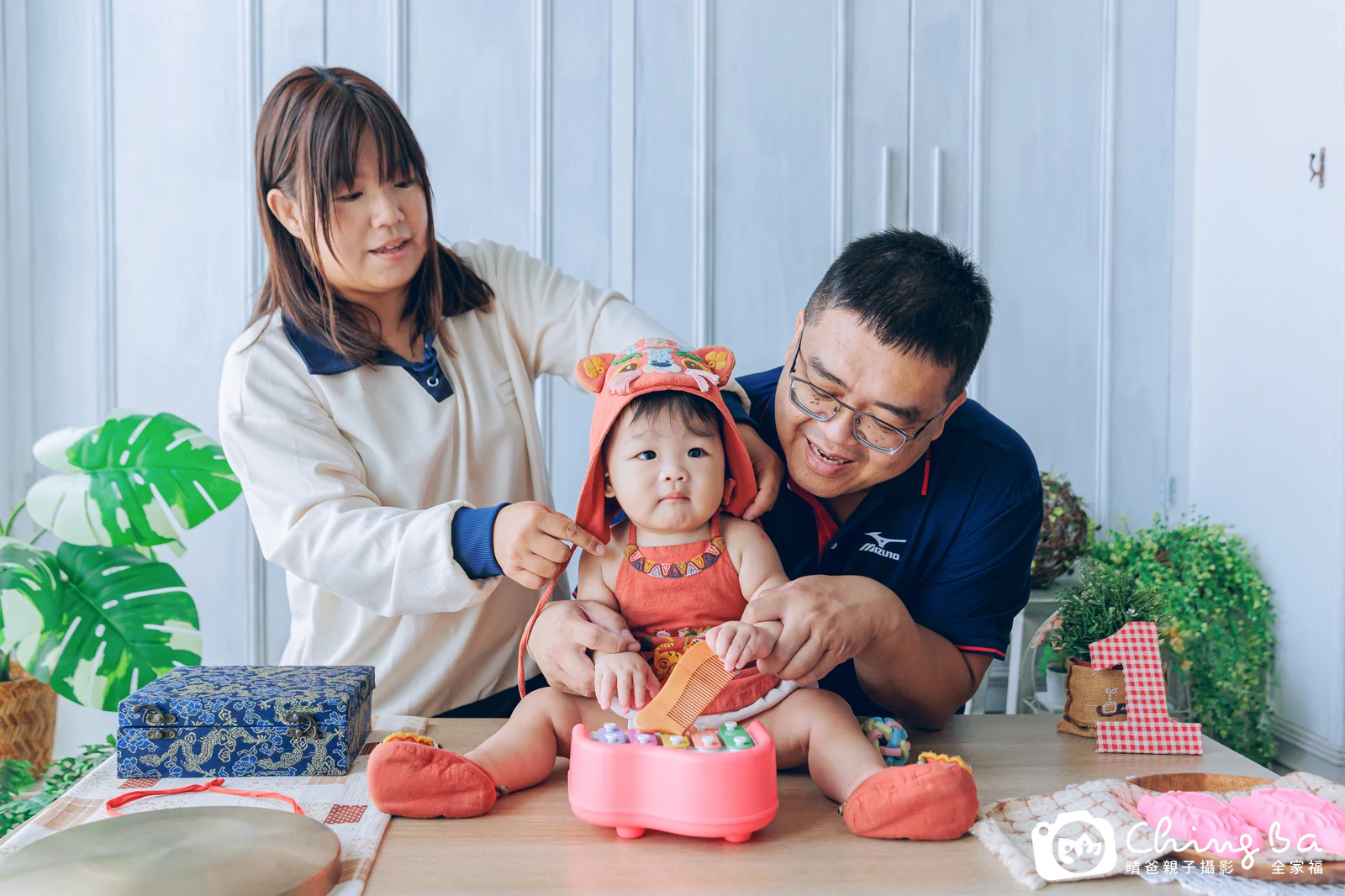 麻糬的抓周時光——晴爸親子攝影