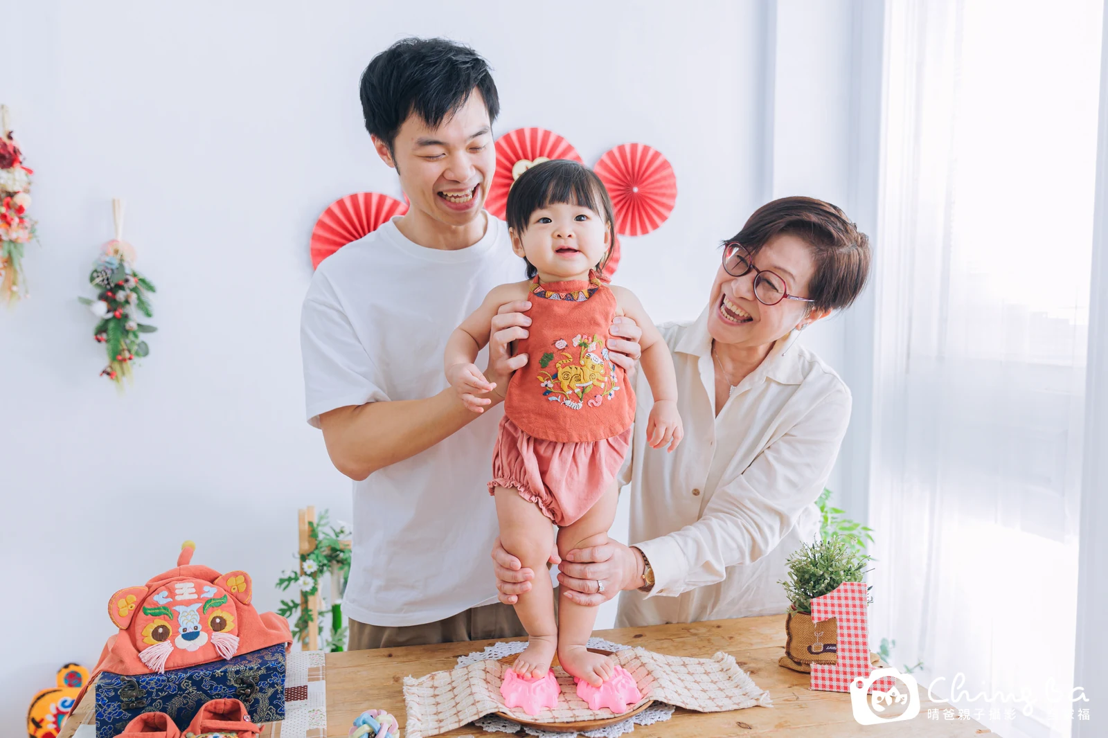 涵的抓周時光——晴爸親子攝影
