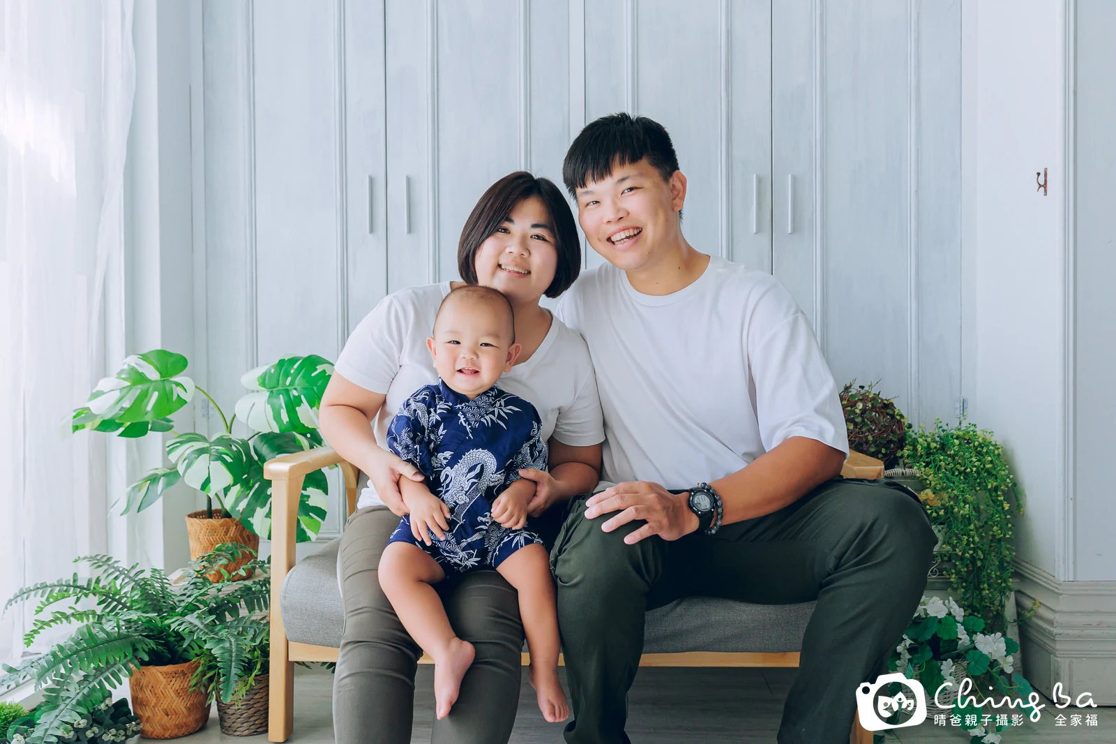 小西瓜的台中小家庭抓周拍攝現場