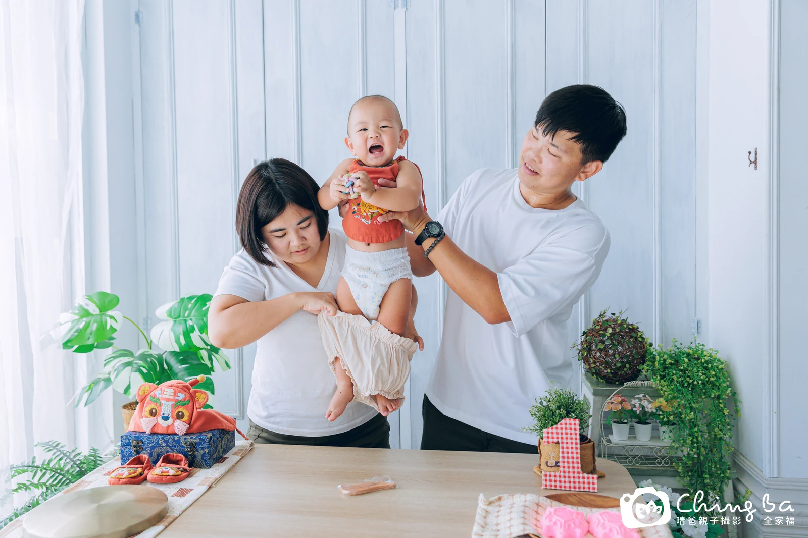 小西瓜的抓周時光——晴爸親子攝影