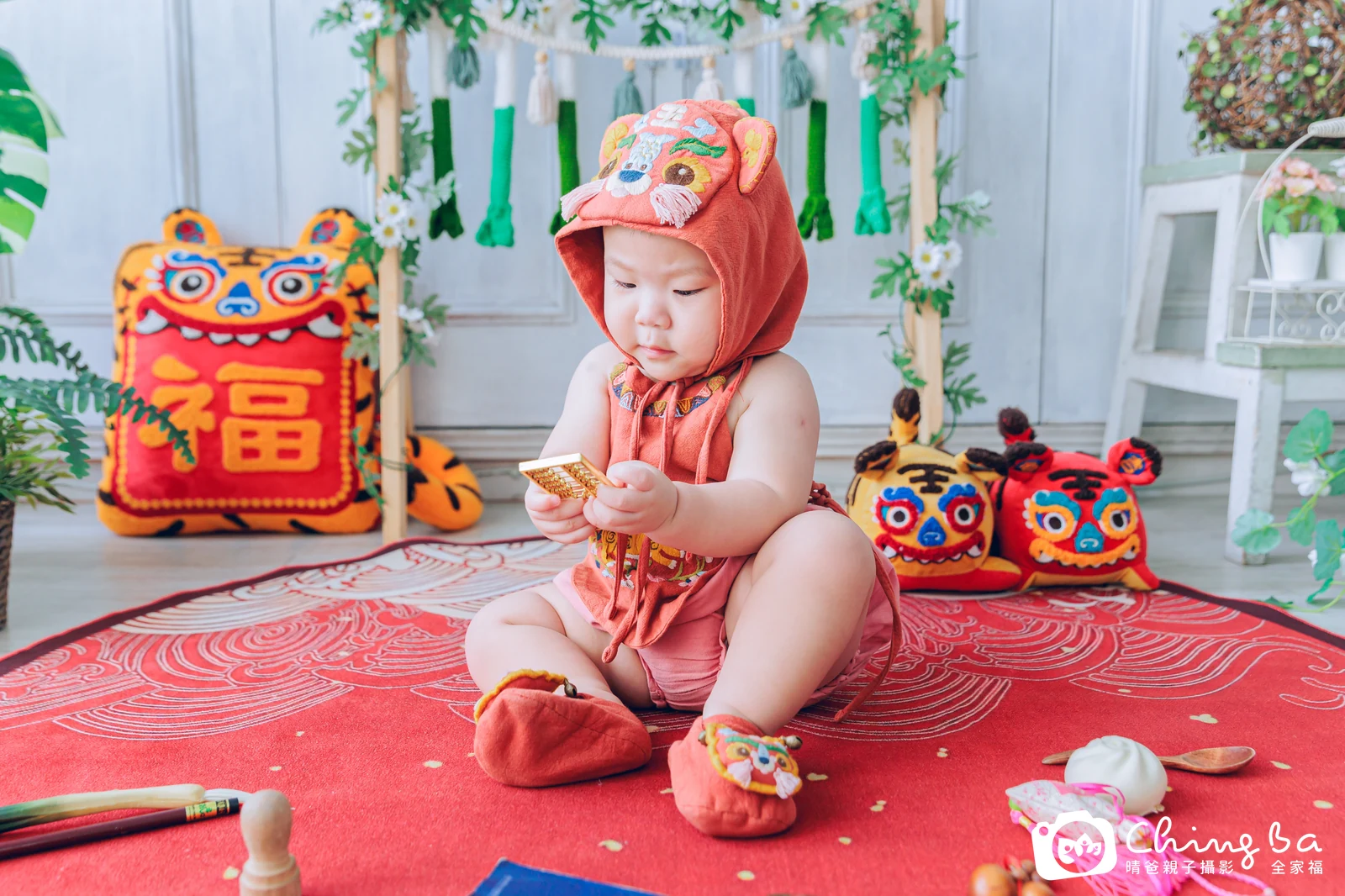 薯餅周歲抓周儀式的紀錄（2024 年秋季）