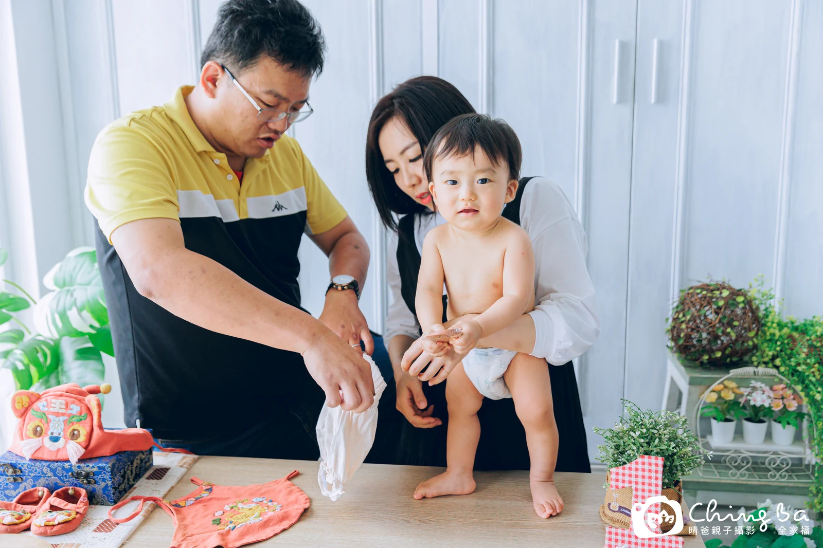 咘咘栩的抓周時光——晴爸親子攝影