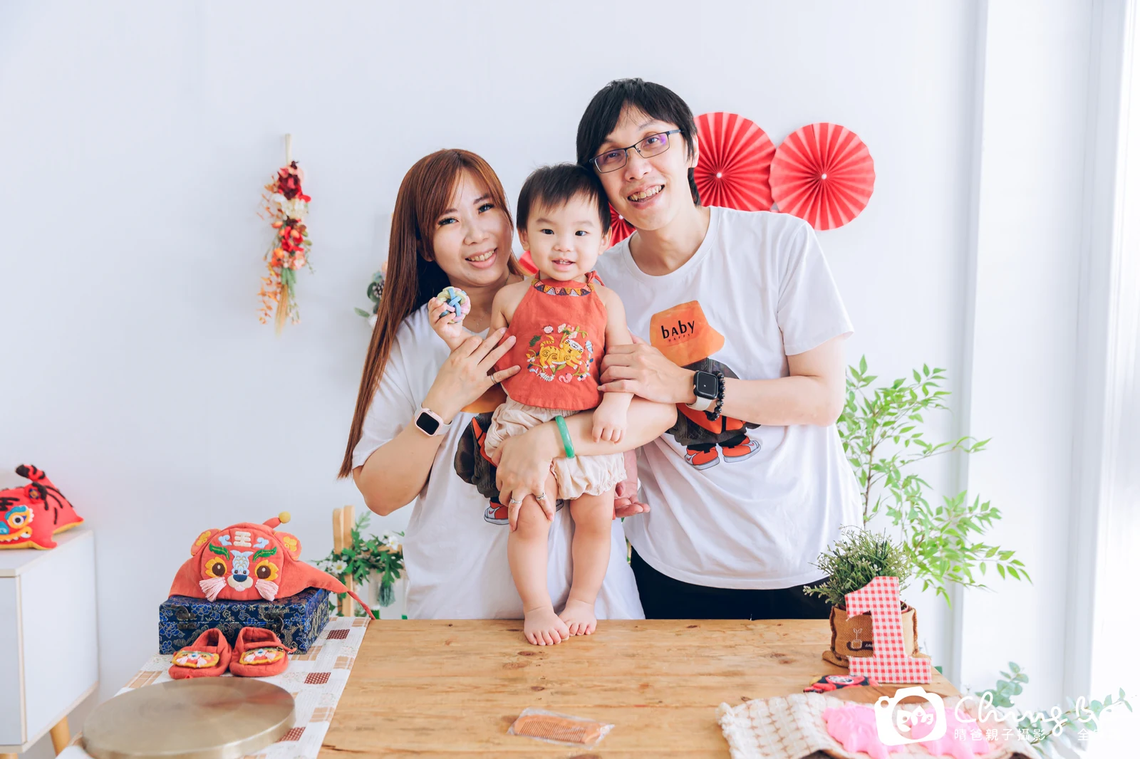 崴周歲抓周儀式的紀錄(2024 年秋季)