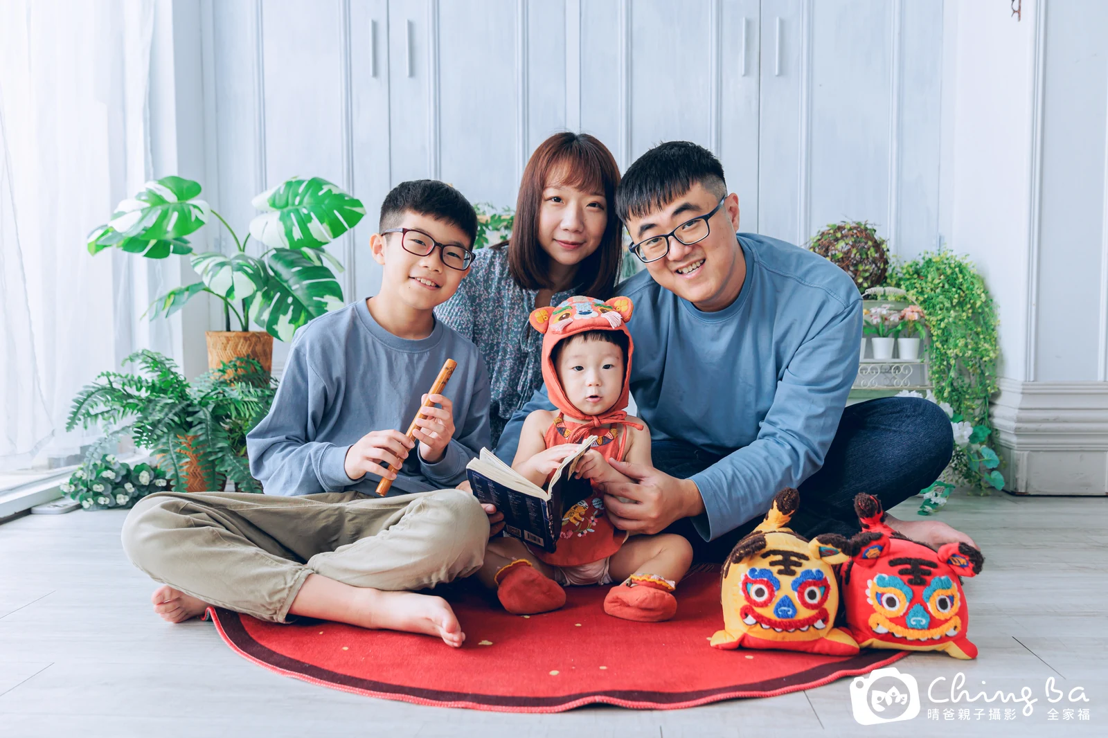 楷楷周歲抓周儀式的紀錄（2025 年春季）