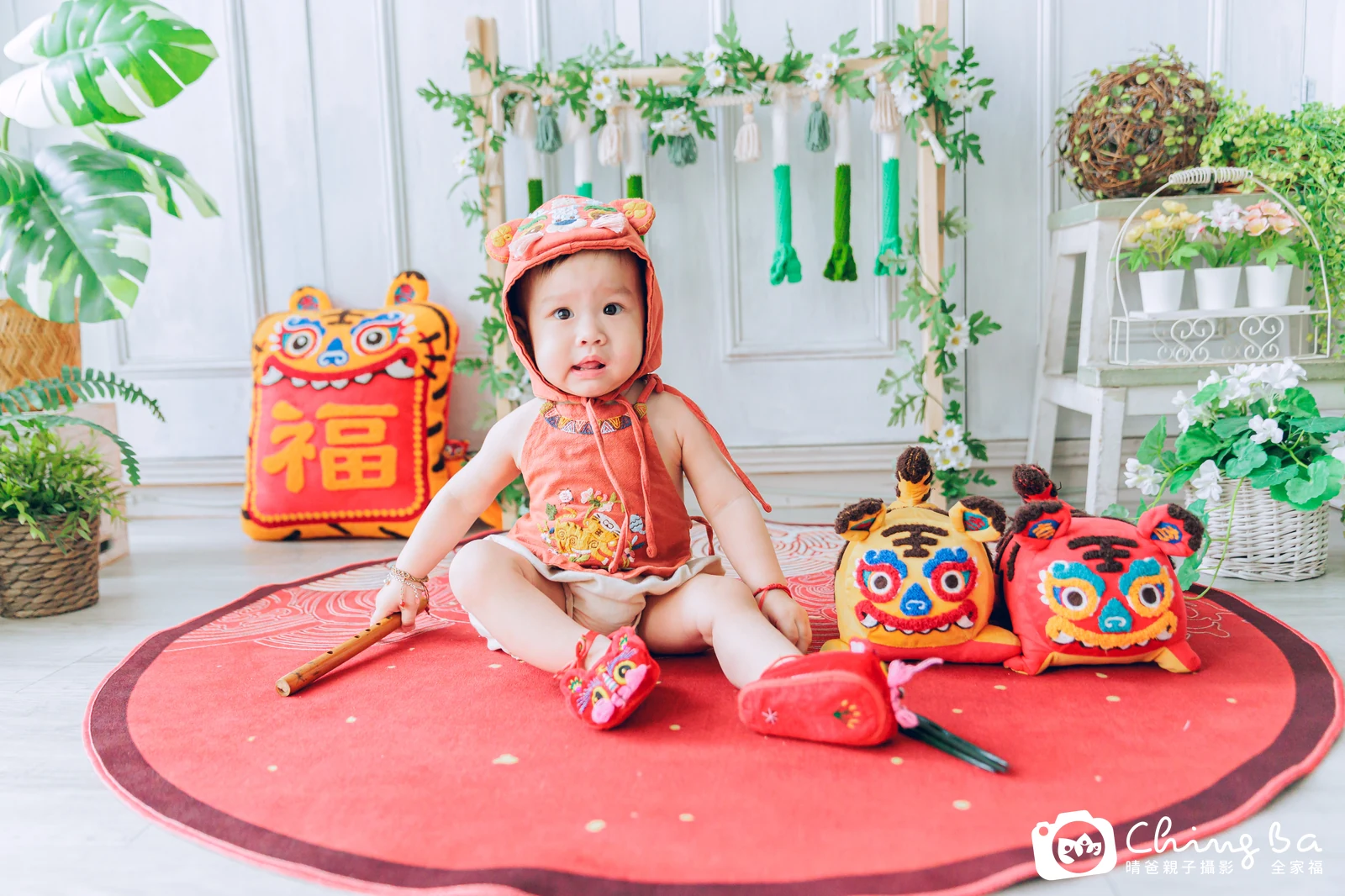 恩周歲抓周儀式的紀錄（2023 年秋季）