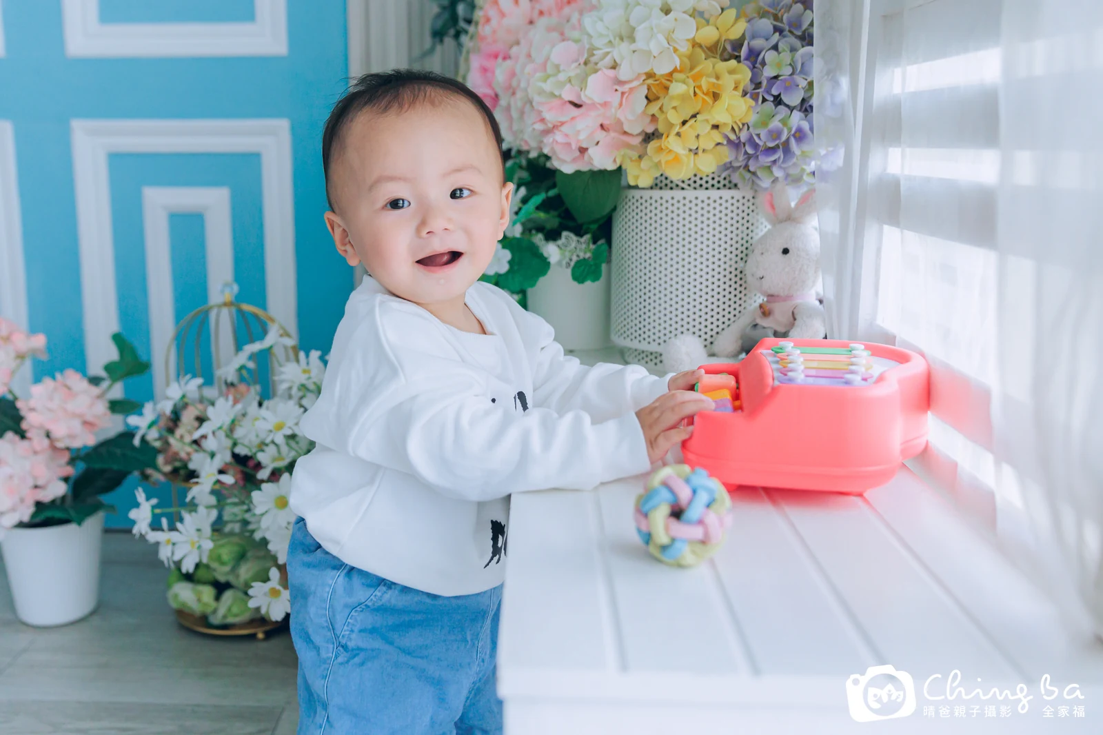 愷愷的抓周時光——晴爸親子攝影