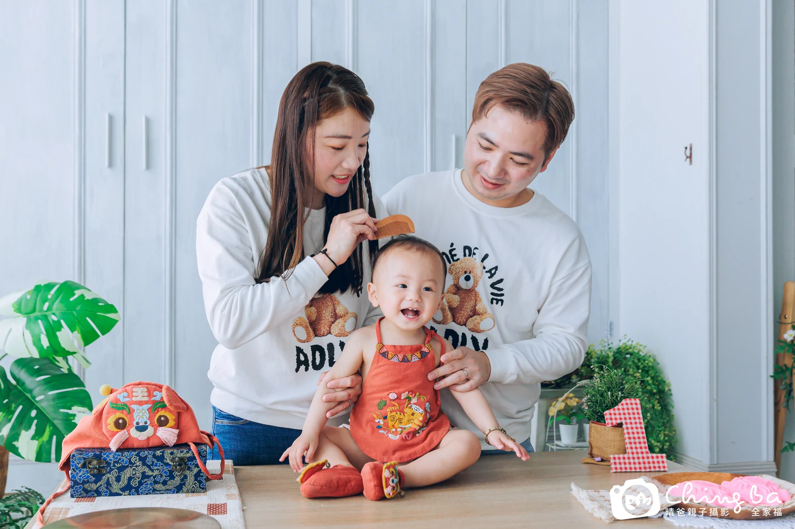 愷愷的抓周時光——晴爸親子攝影