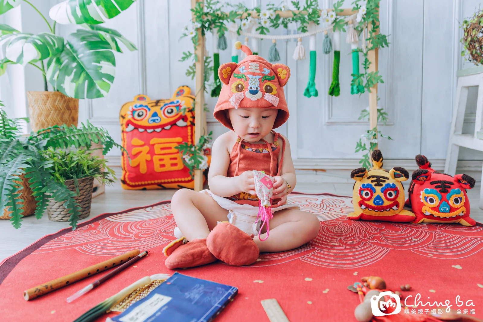 愷愷的抓周時光——晴爸親子攝影