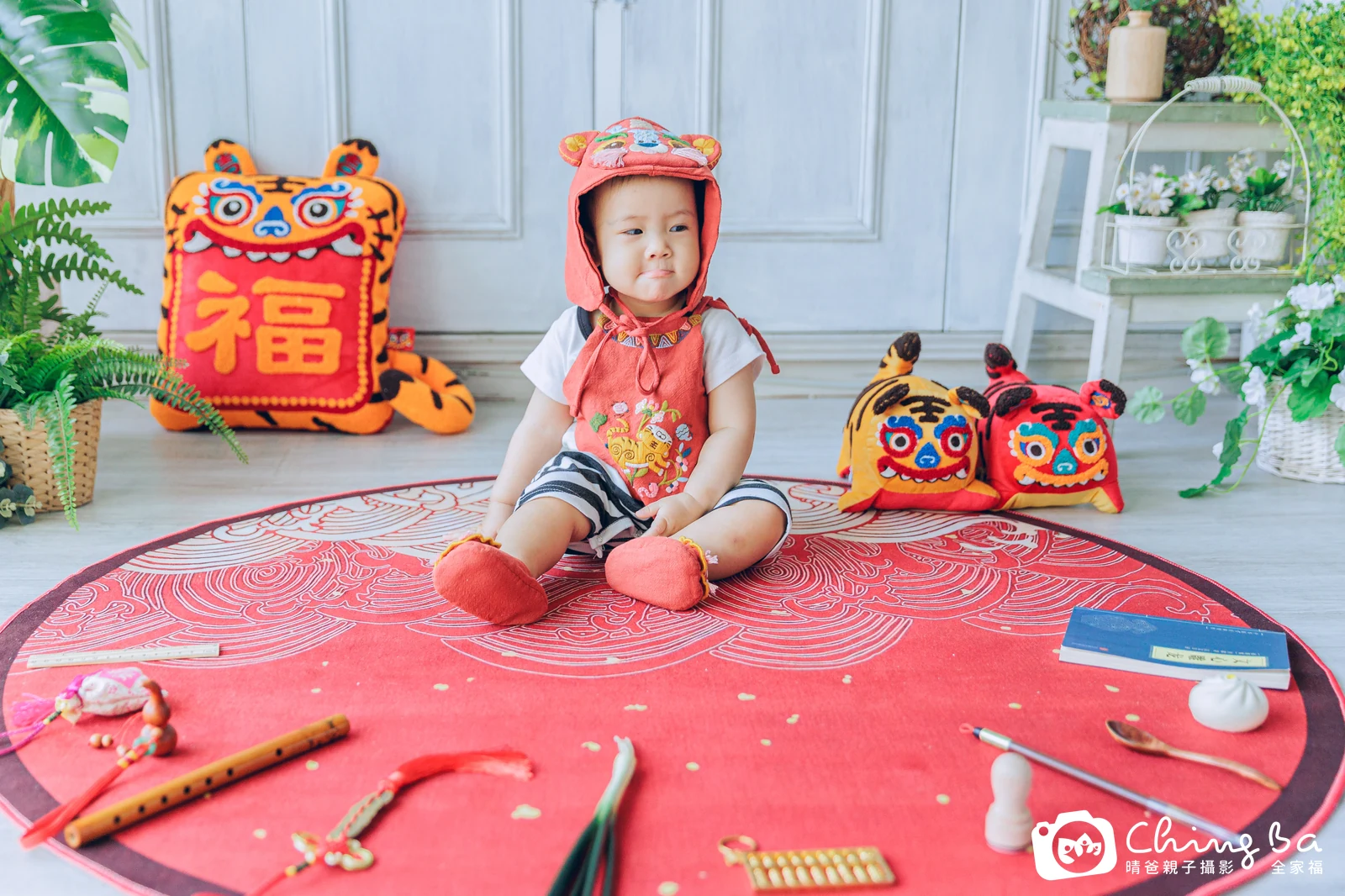阿岑周歲抓周儀式的紀錄（2022 年夏季）