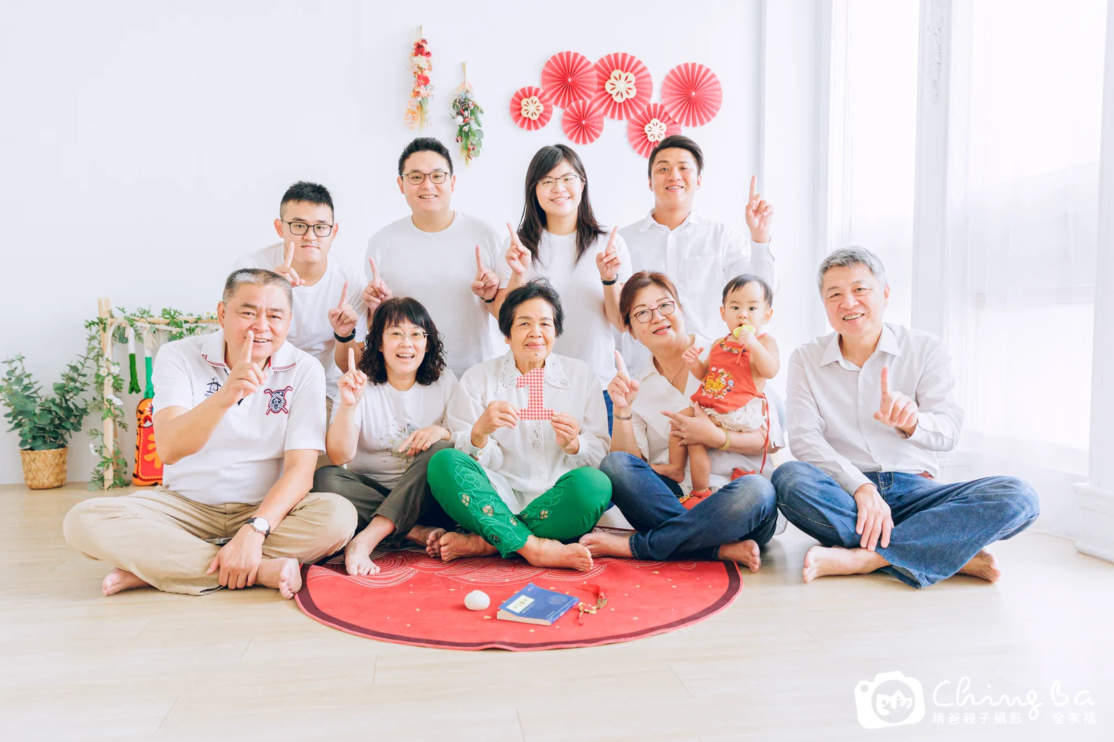 騰騰的抓周時光——晴爸親子攝影