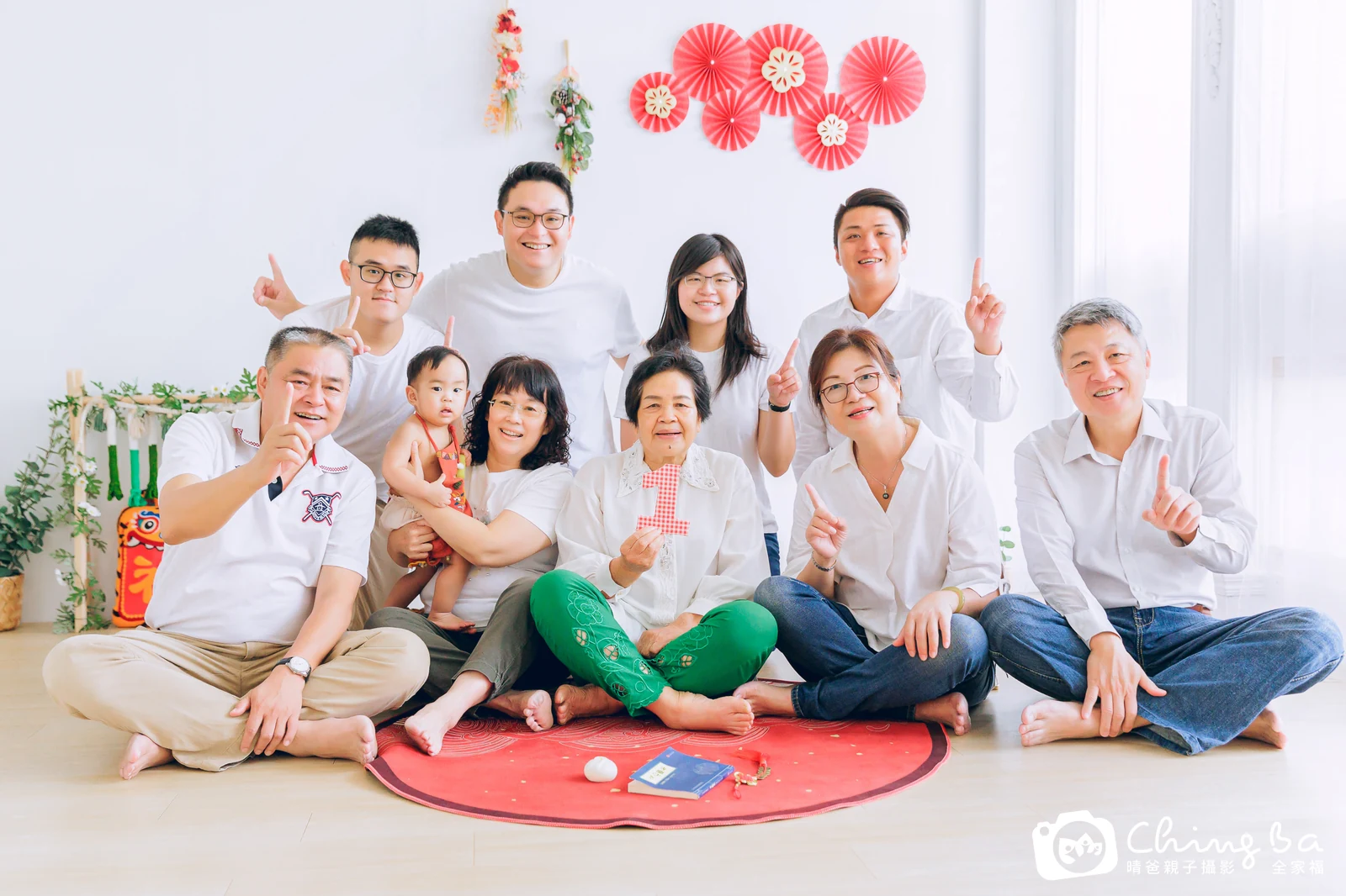 小家庭抓周拍作品|2022 年秋季|晴爸親子攝影