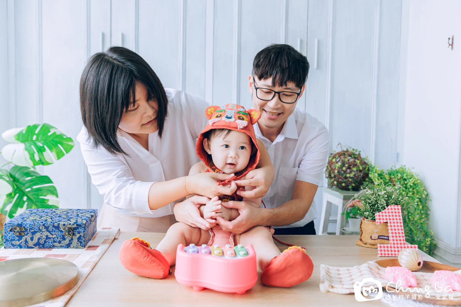 Mia的抓周時光——晴爸親子攝影