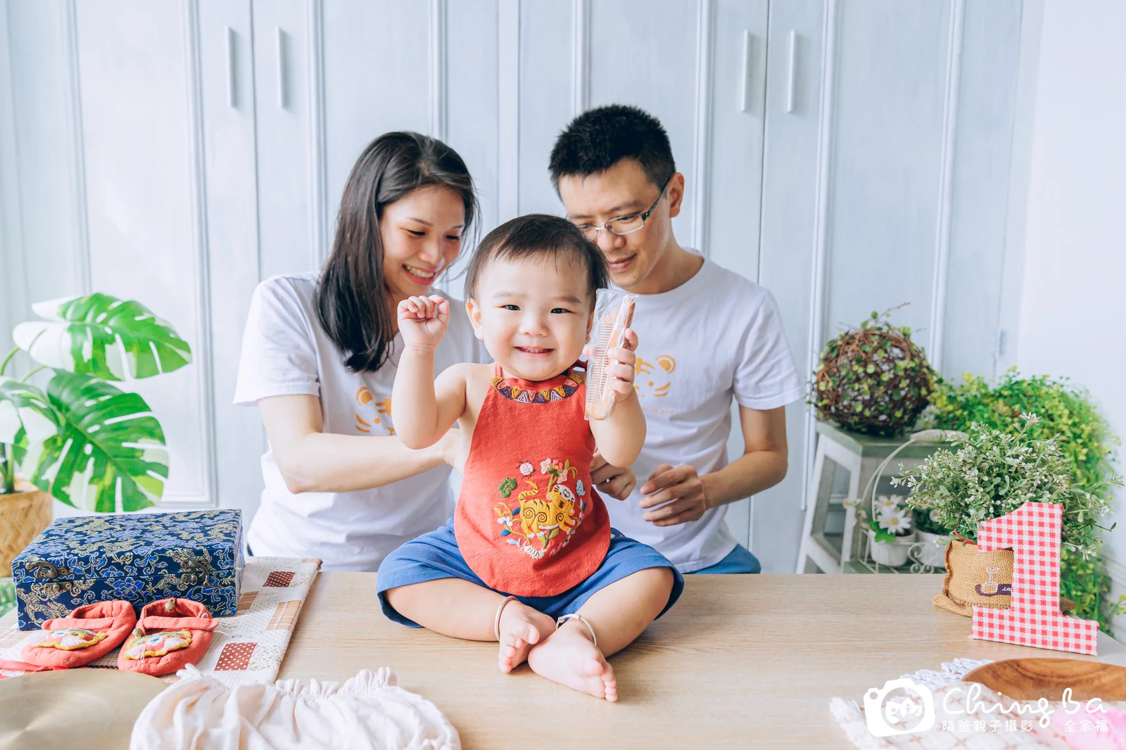 小旭的抓周時光——晴爸親子攝影