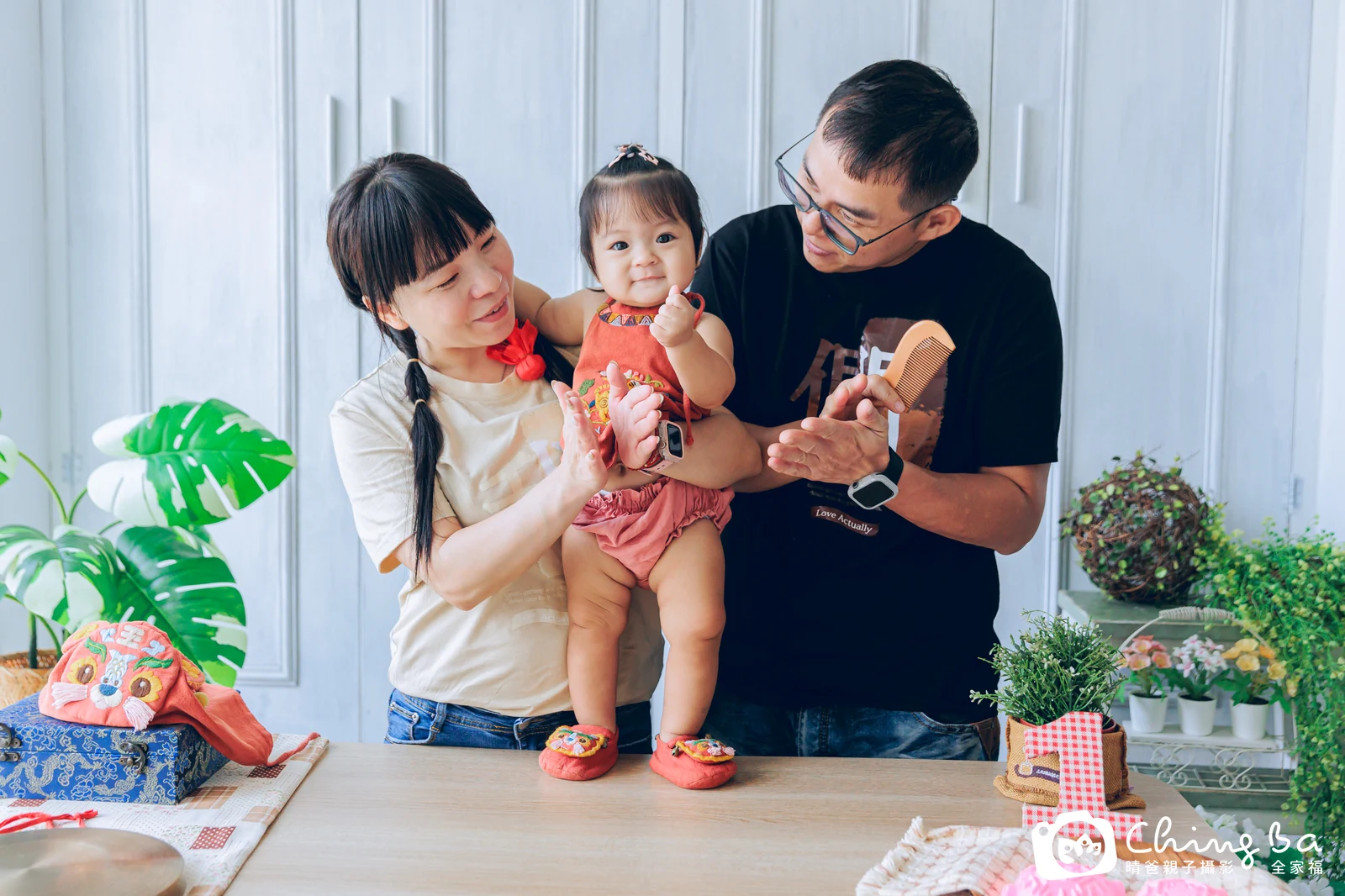 小飯糰周歲抓周儀式的紀錄（2024 年秋季）