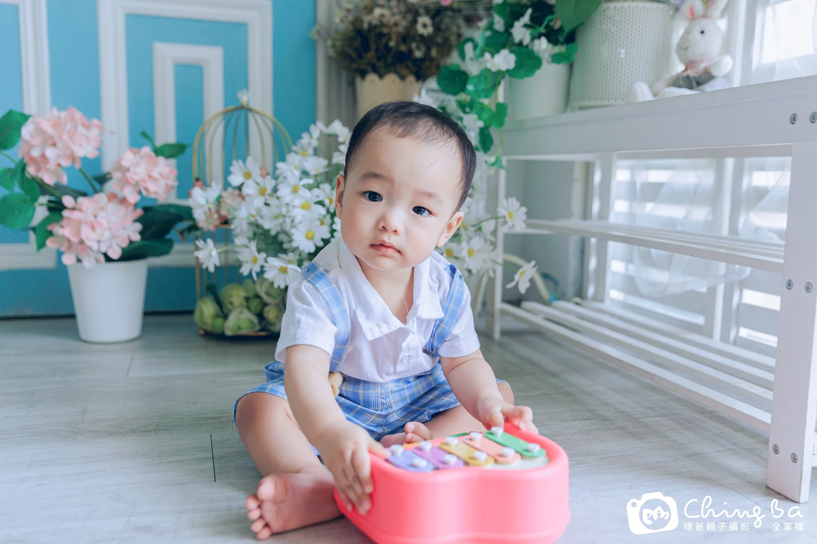小澈的抓周時光——晴爸親子攝影