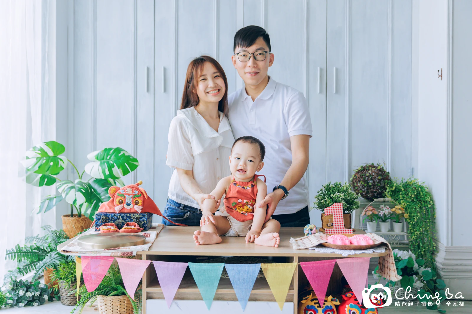 小澈的抓周時光——晴爸親子攝影