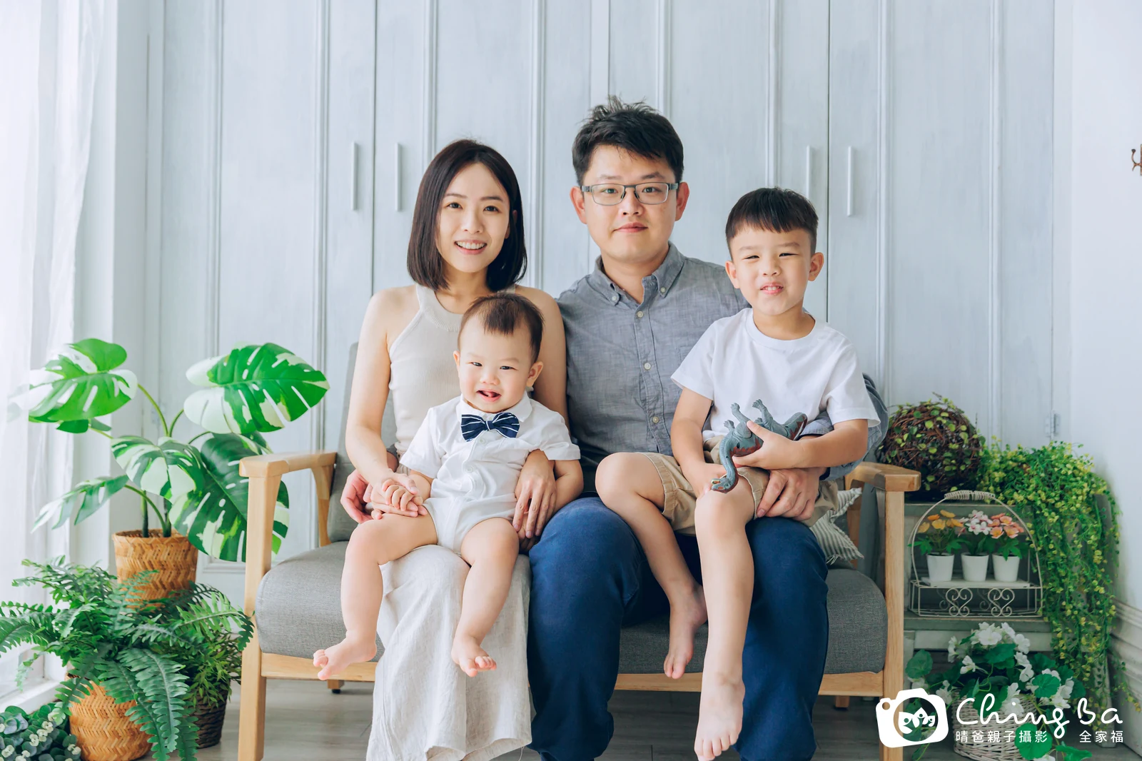弟弟的台中小家庭抓周拍攝現場