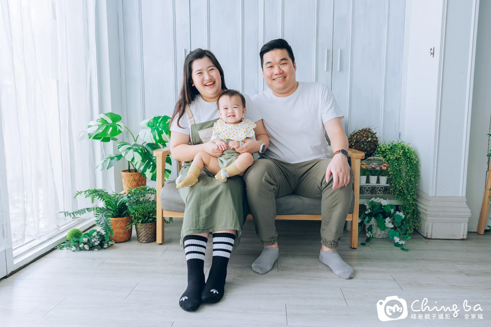 小芙寶的台中小家庭抓周拍攝現場