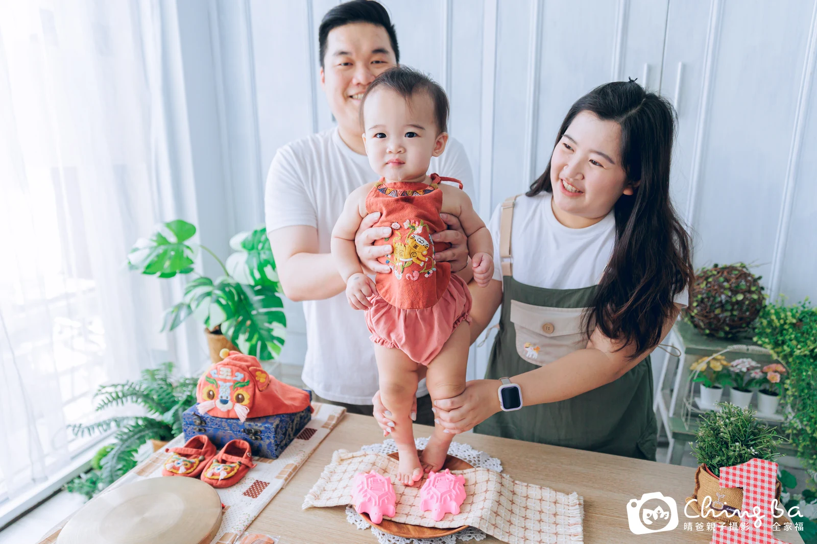 小芙寶的抓周時光——晴爸親子攝影