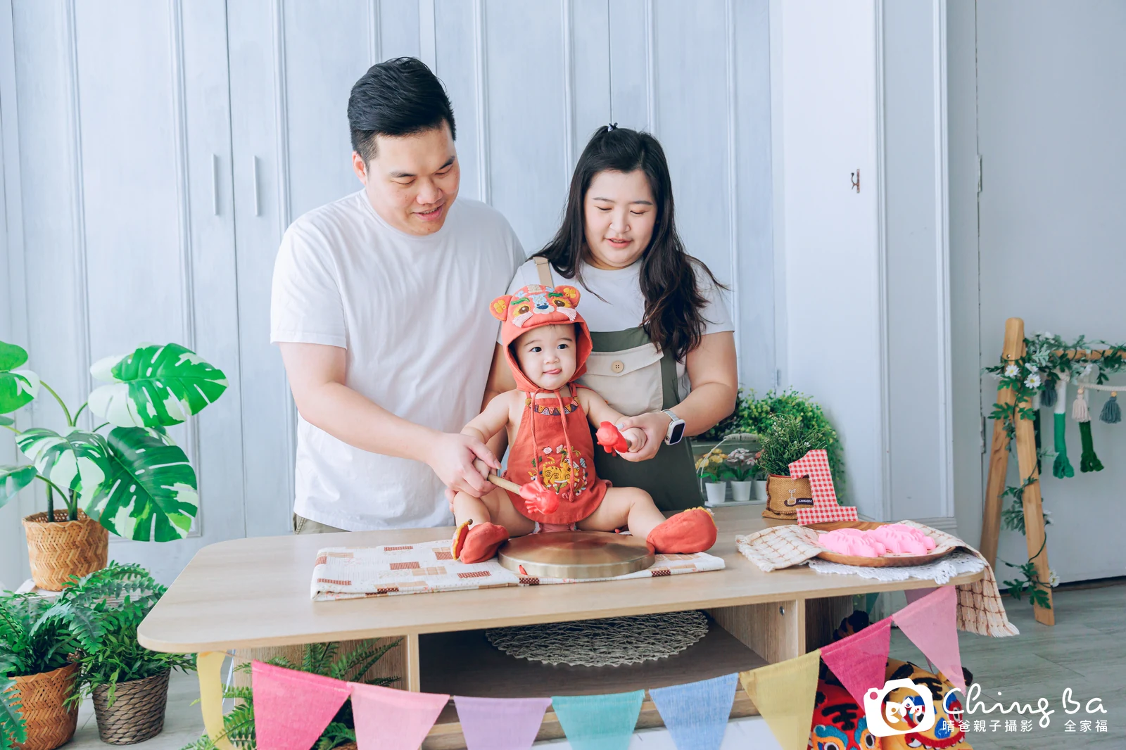 小芙寶的抓周時光——晴爸親子攝影
