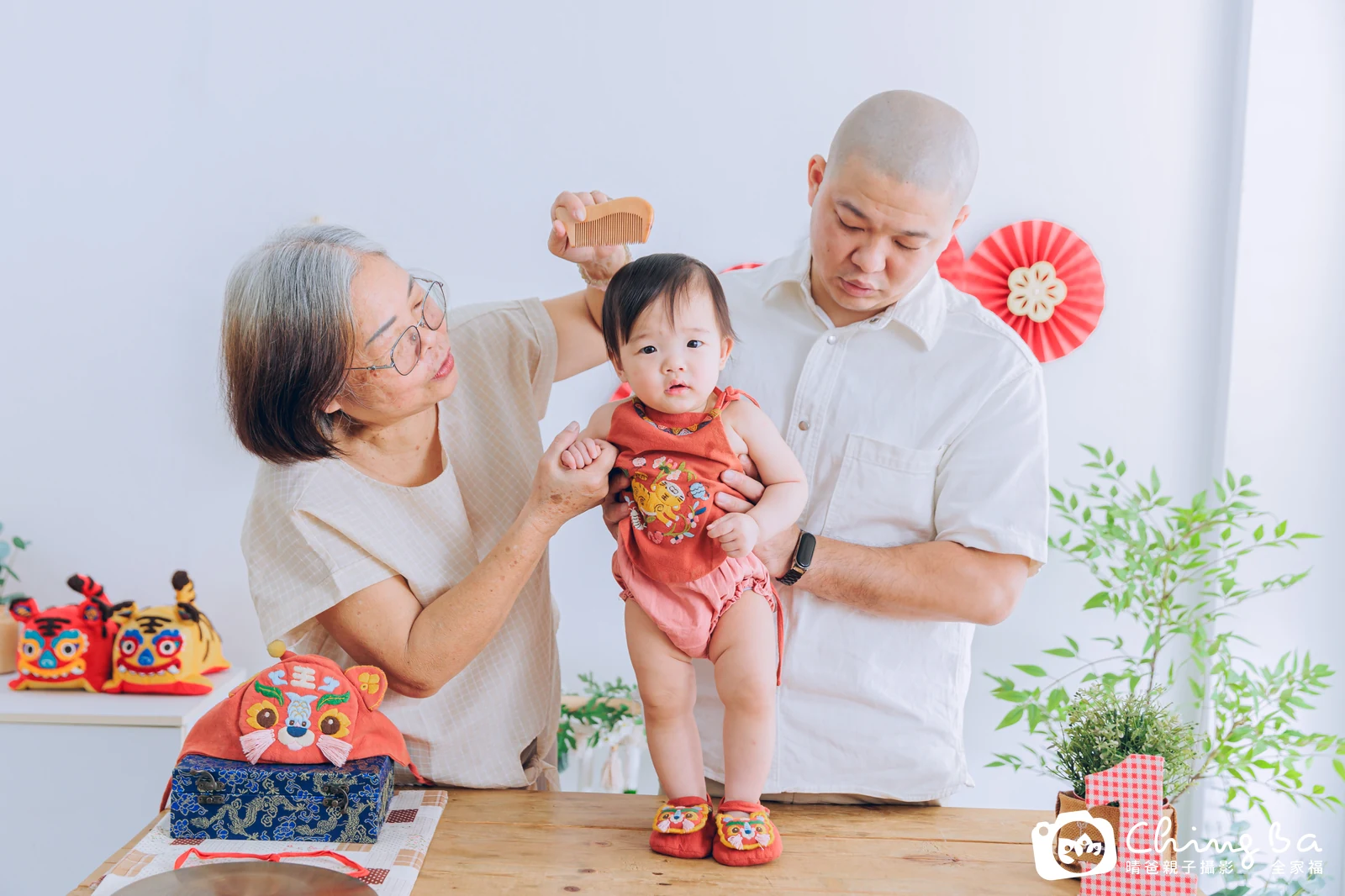 柚寶的抓周時光——晴爸親子攝影