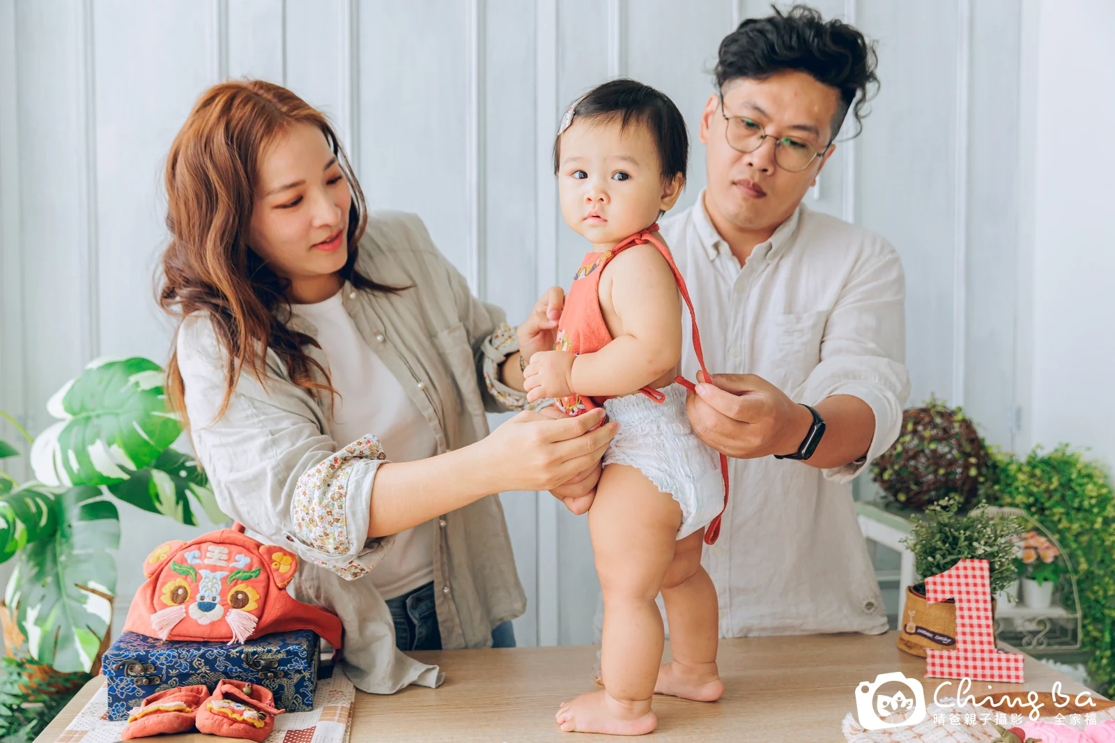 靚的抓周時光——晴爸親子攝影