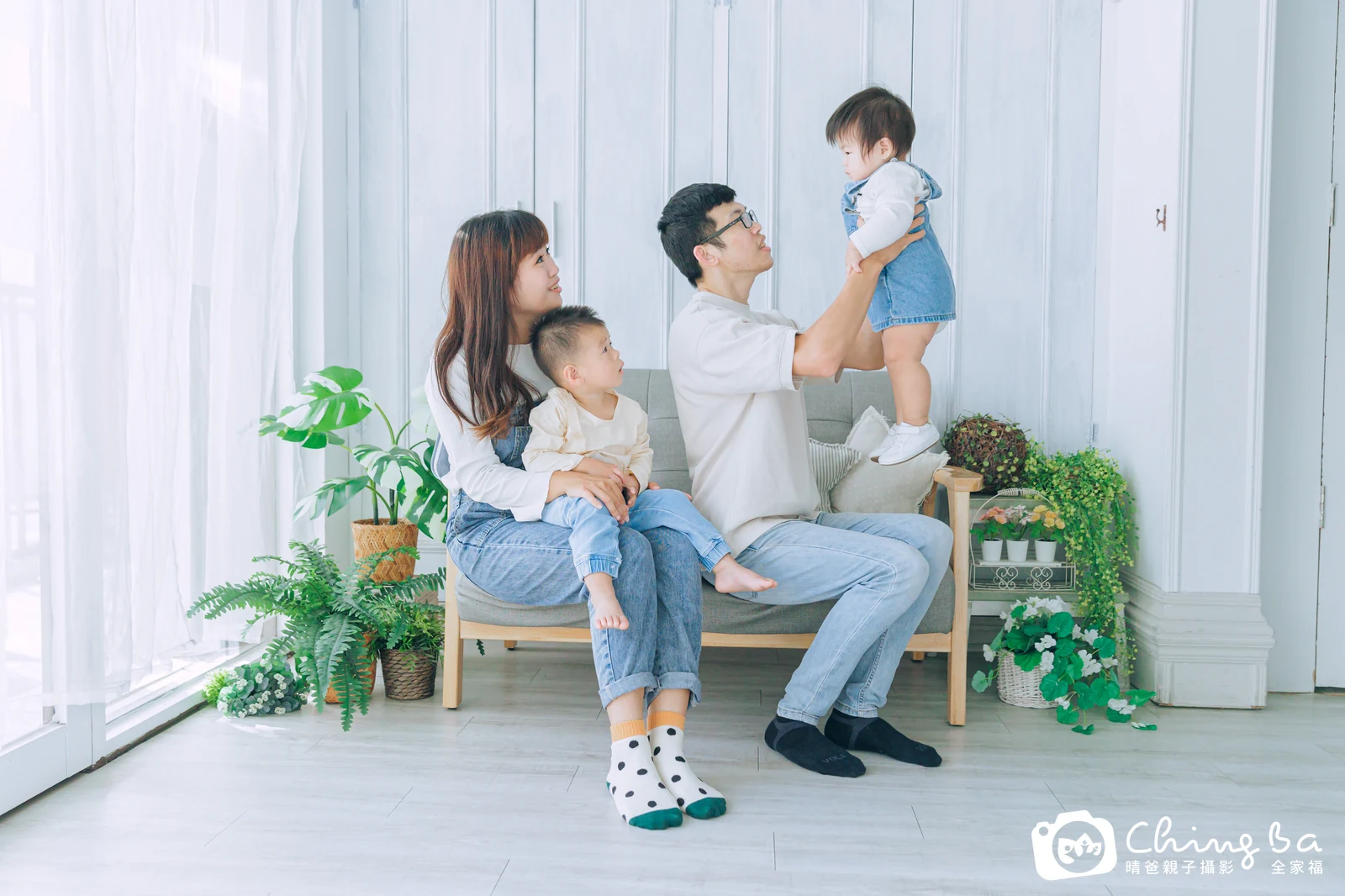 寶妹的台中小家庭抓周拍攝現場