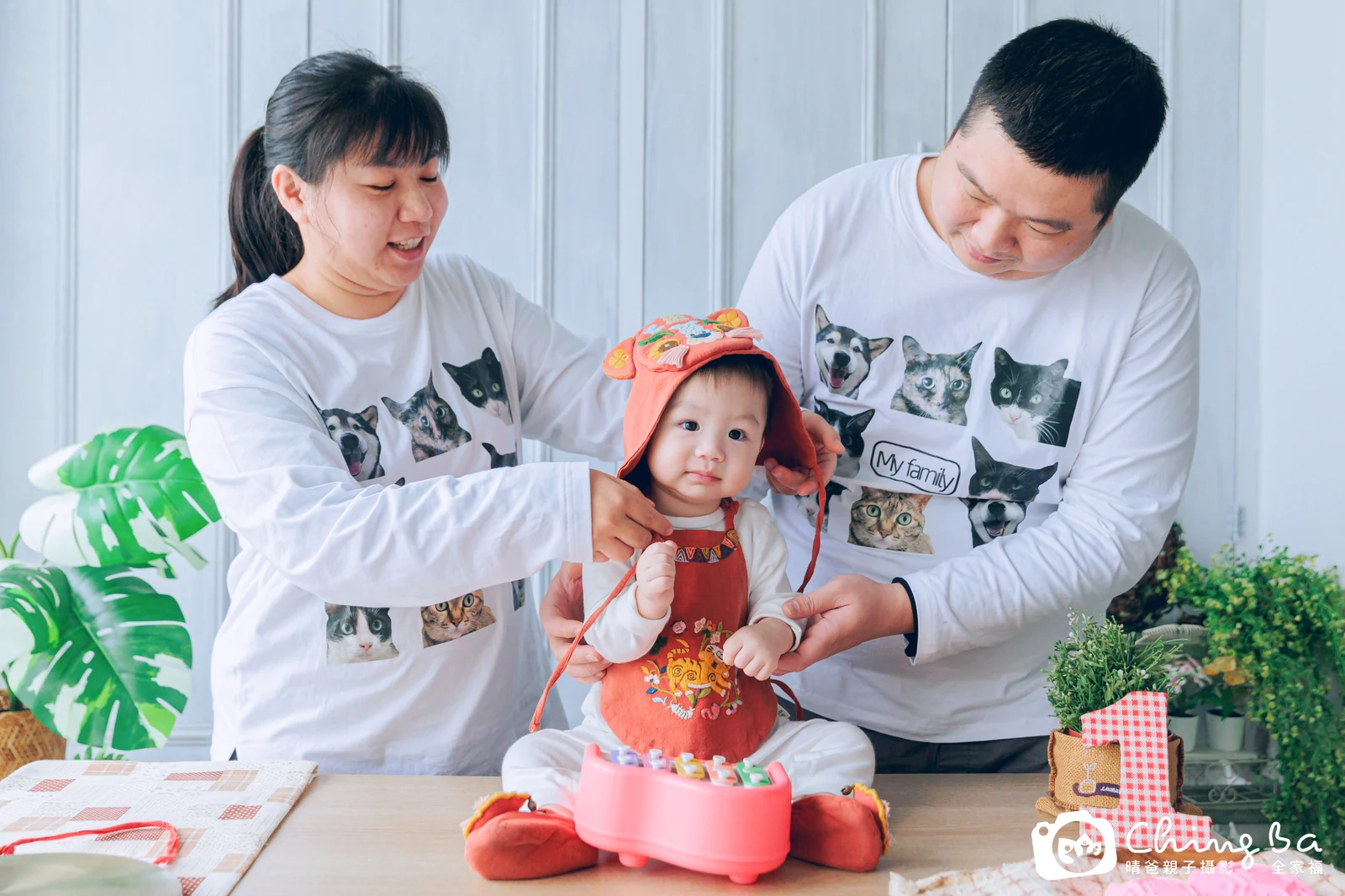 辰辰的抓周時光——晴爸親子攝影