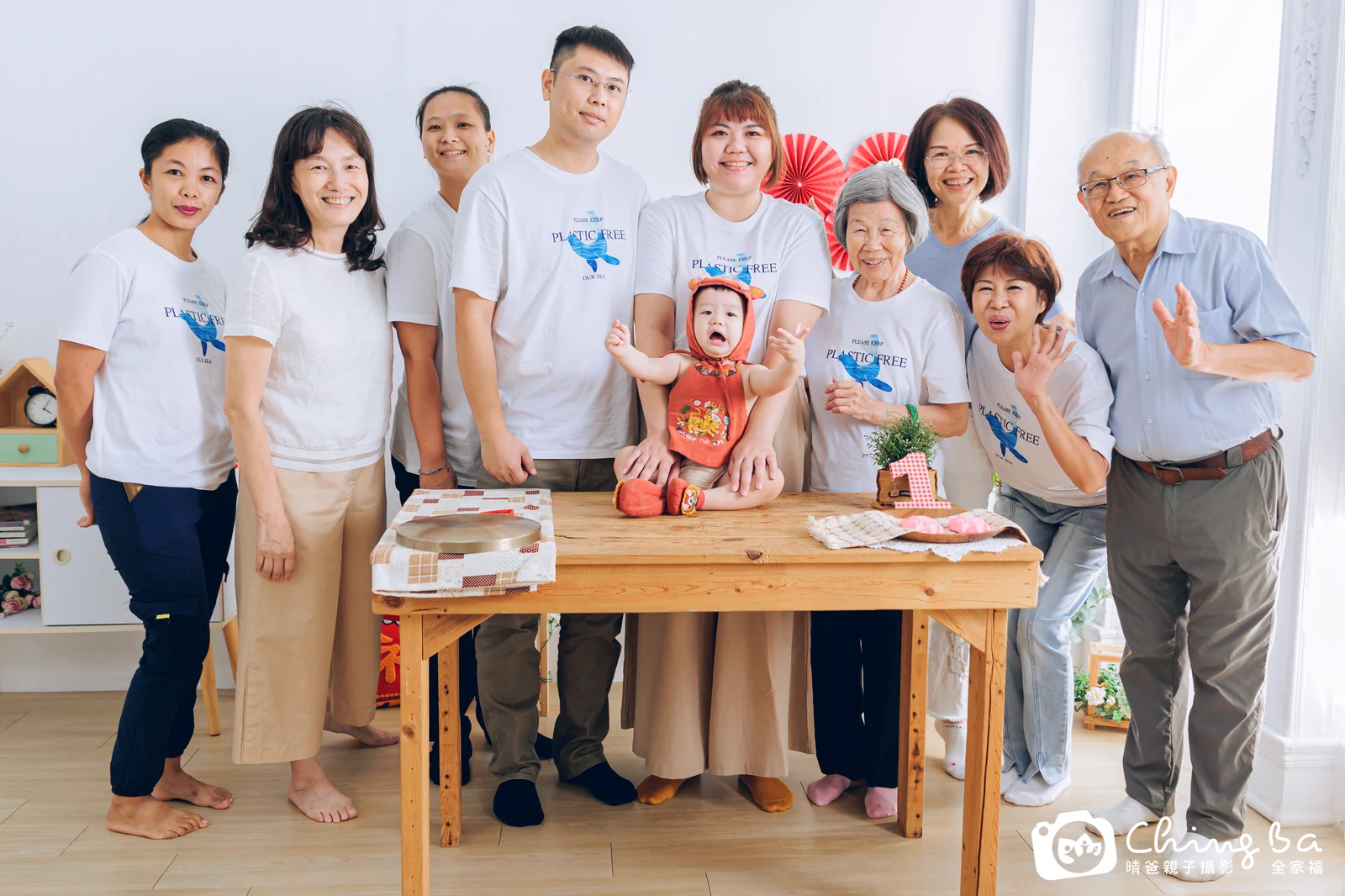 小家庭抓周拍作品｜2024 年秋季｜晴爸親子攝影