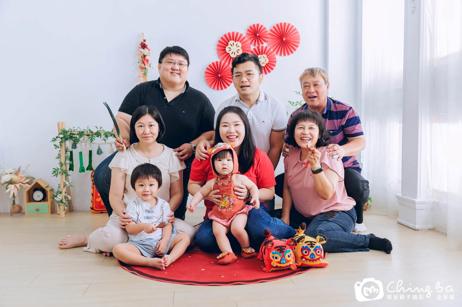 小家庭抓周拍作品｜2024 年夏季｜晴爸親子攝影