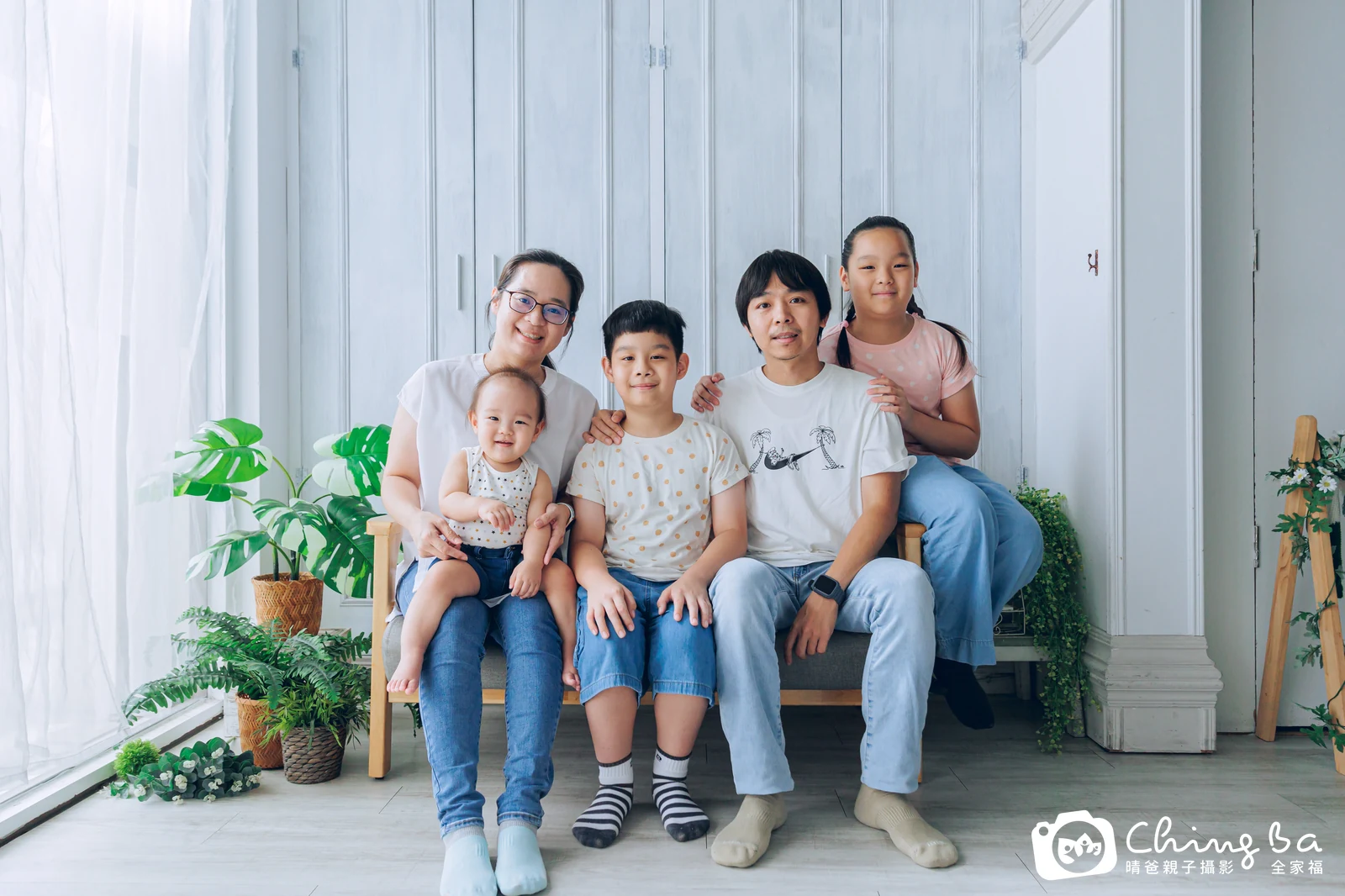 宸的台中小家庭抓周拍攝現場