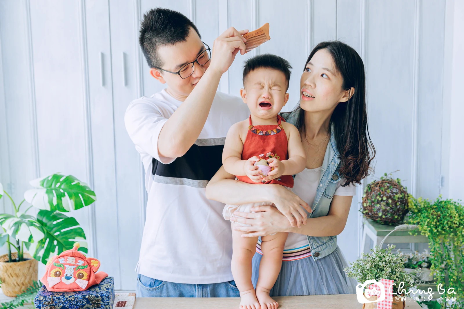 森森的抓周時光——晴爸親子攝影