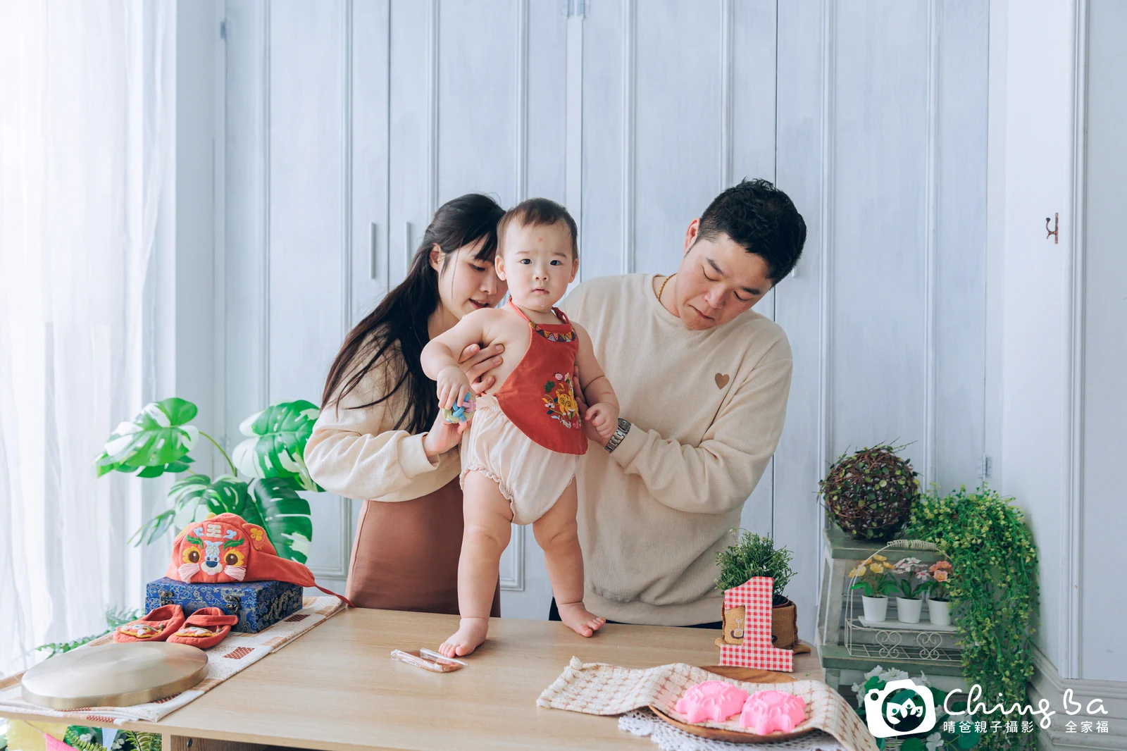 小bb的抓周時光——晴爸親子攝影