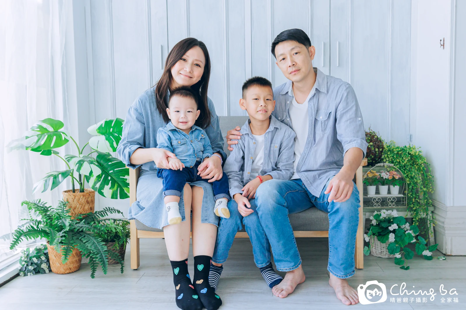 新寶的台中小家庭抓周拍攝現場