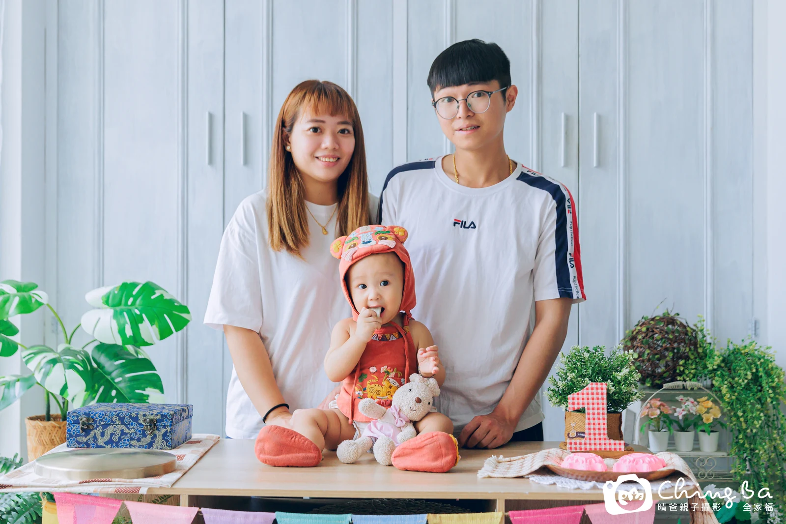 豆豆周歲抓周儀式的紀錄(2025 年夏季)