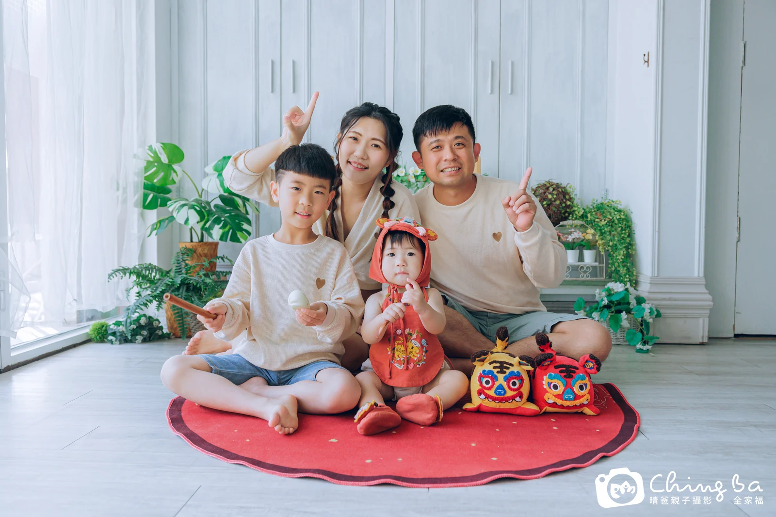 土豆周歲抓周儀式的紀錄（2026 年春季）